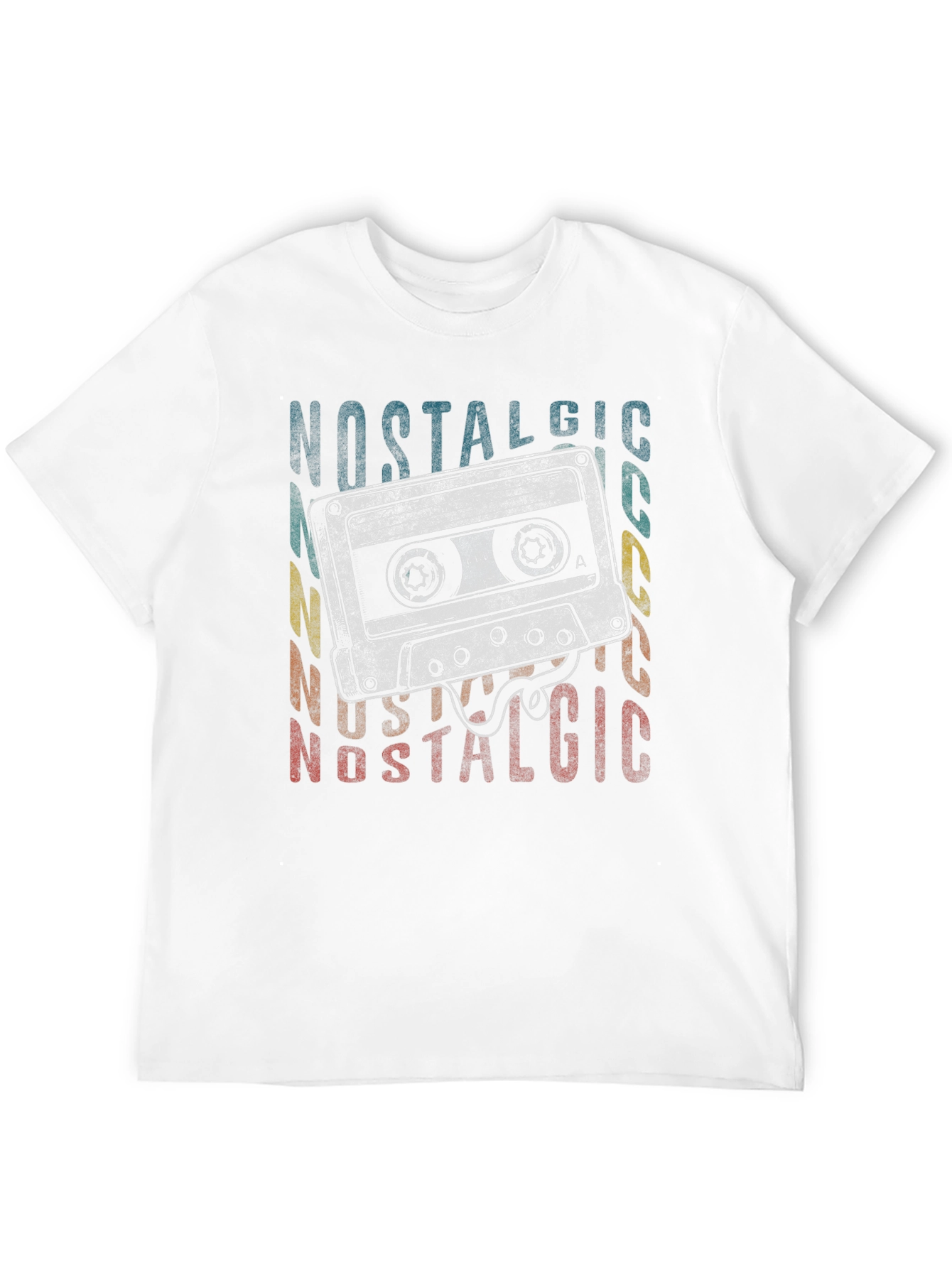Black Vintage Cassette Tape Nostalgic T-Shirt view 12