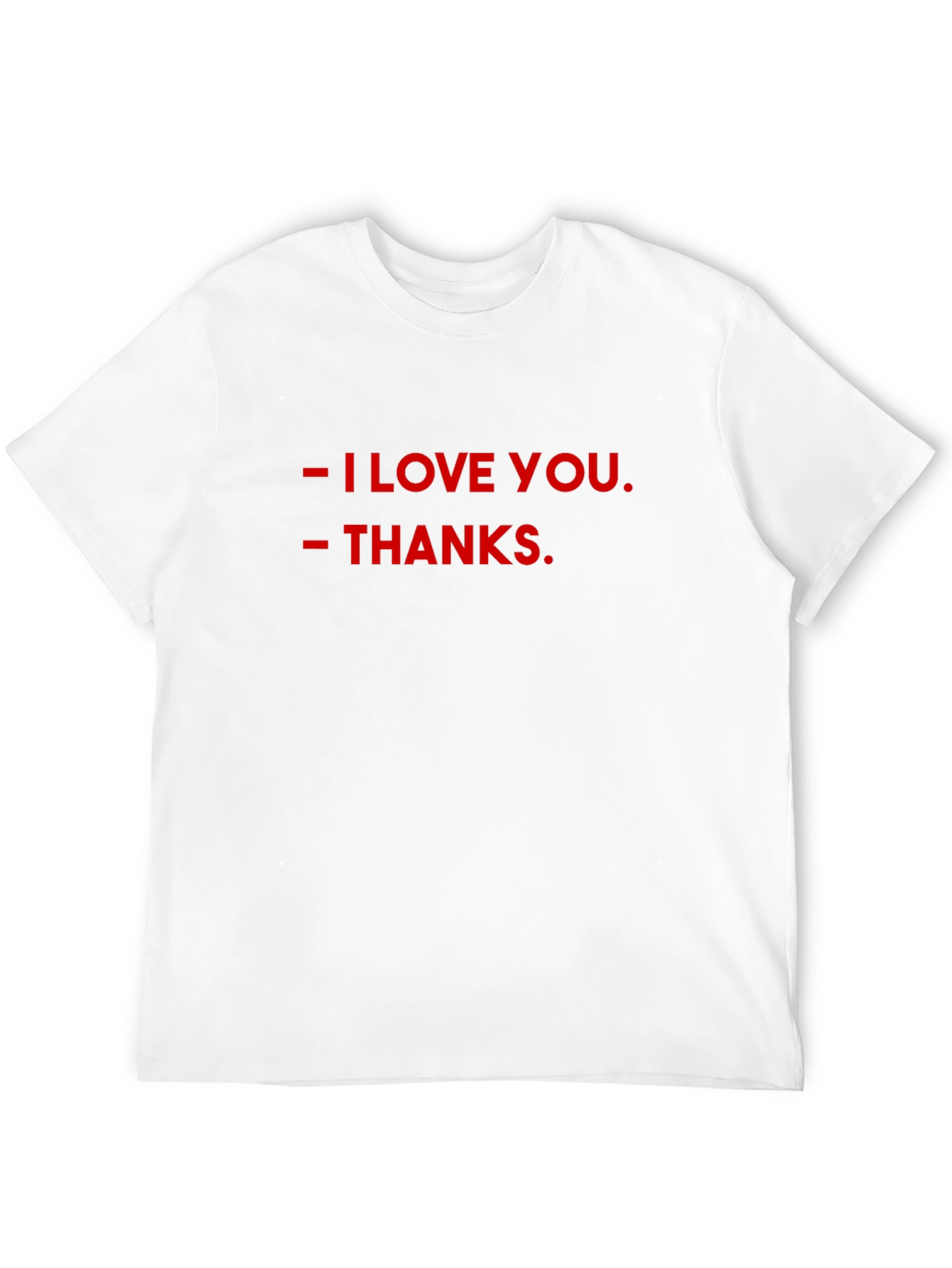 Black I Love You, Thanks. Black Graphic T-Shirt view 12