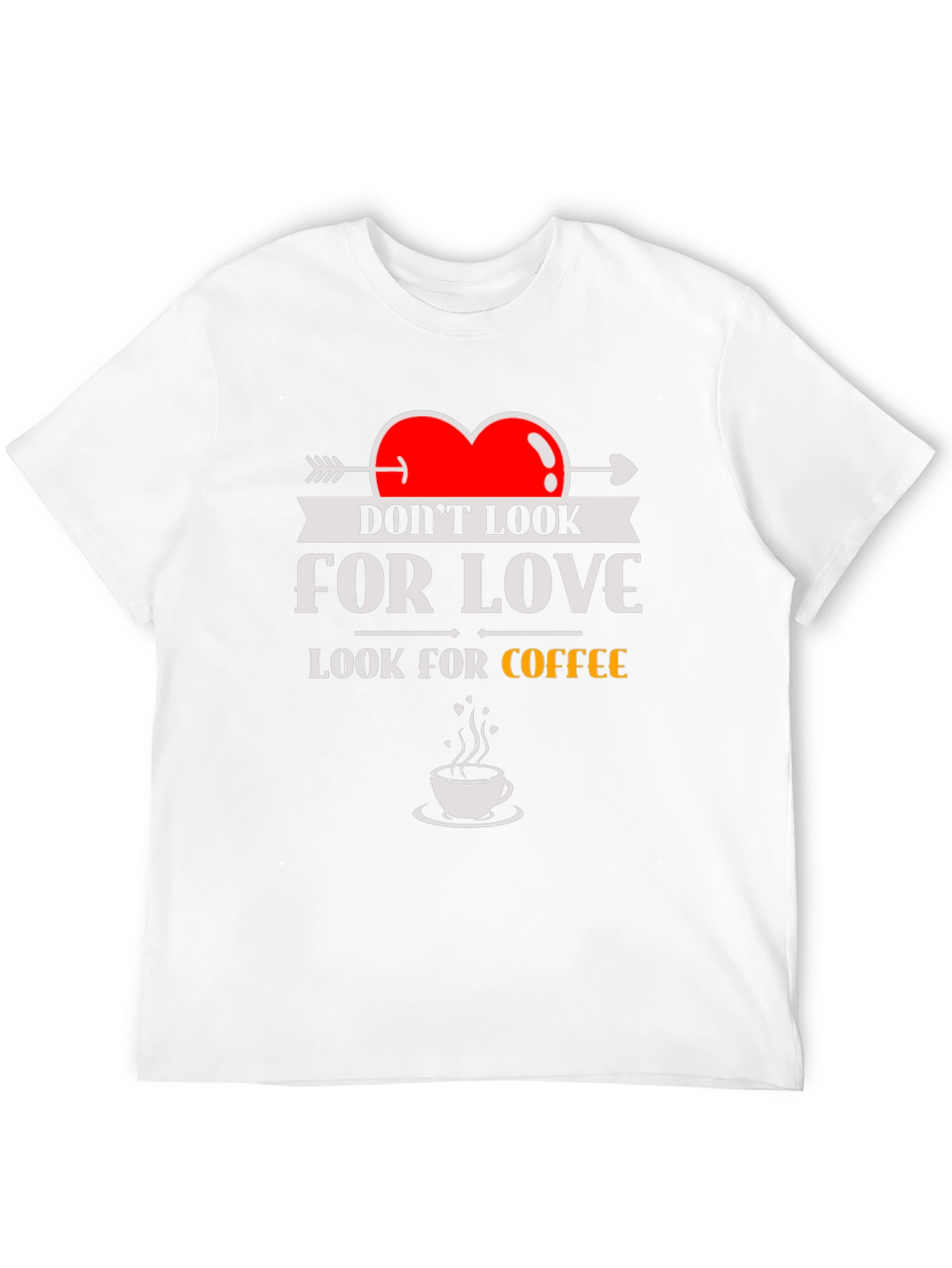 Black Look for Coffee T-Shirt - Funny Novelty Tee view 12
