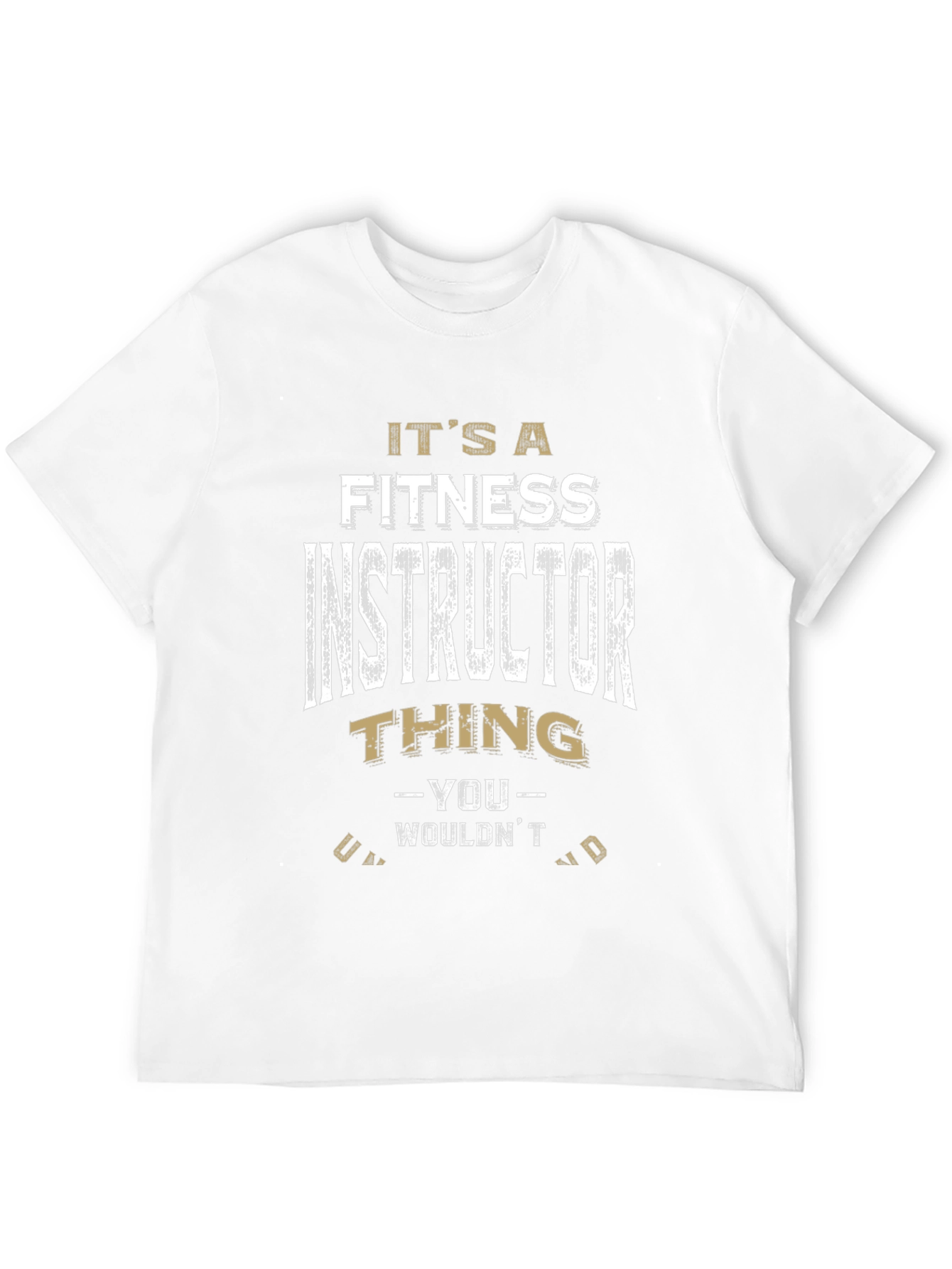 Black Fitness Instructor Thing T-Shirt view 12