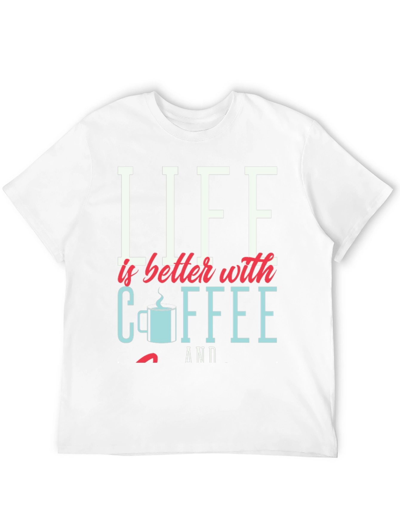 Black Life is Better with Coffee Graphic Tee view 12