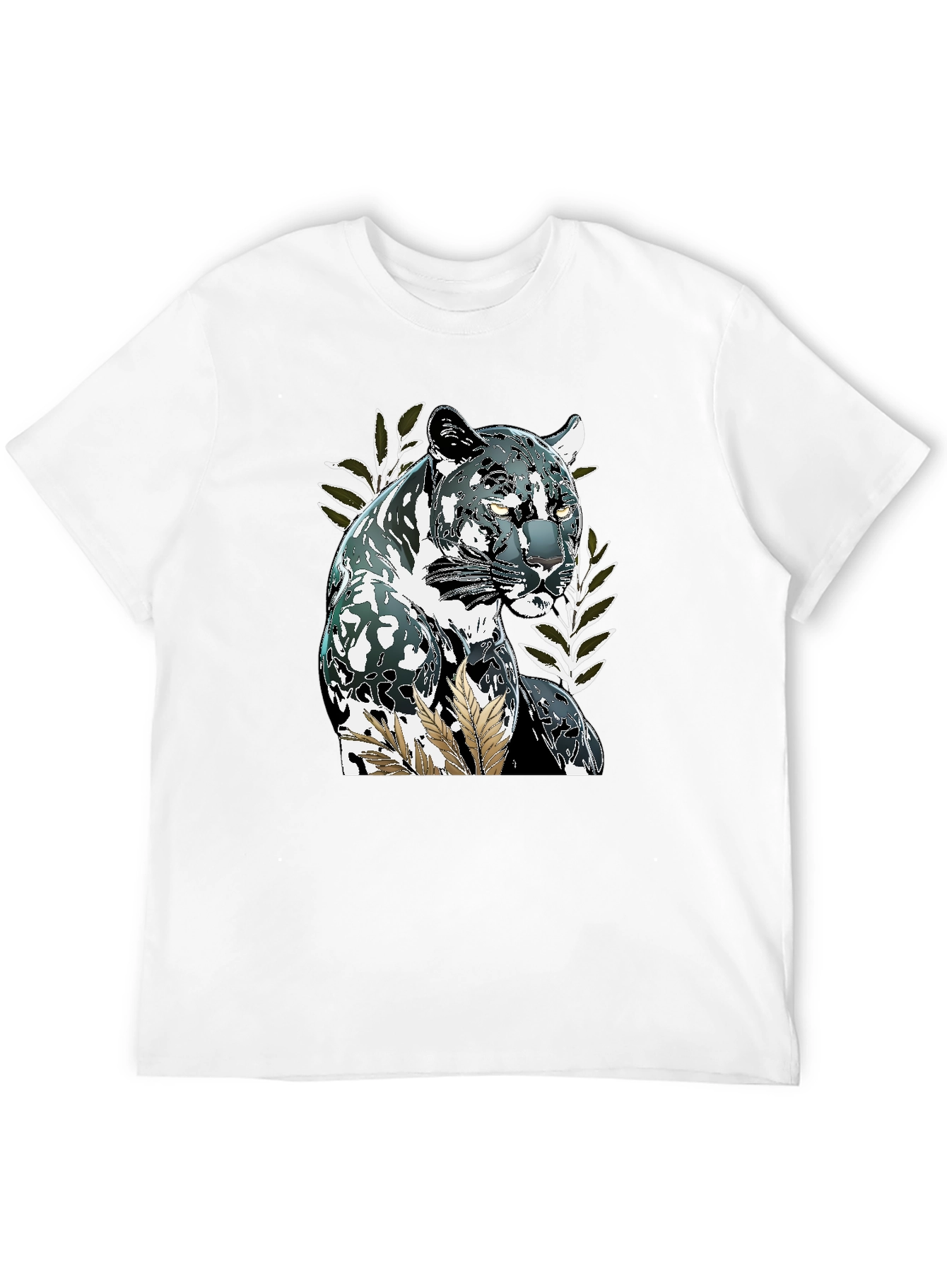 Black Black Panther Graphic Tee - Stylish Men's Shirt view 12