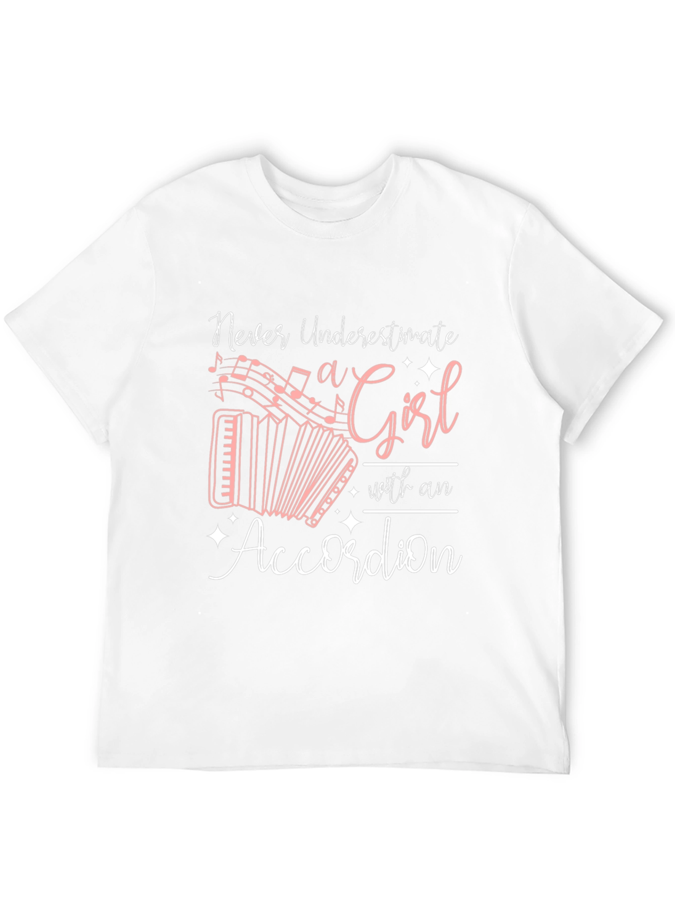 Black Accordion Girl Black Graphic Tee view 12