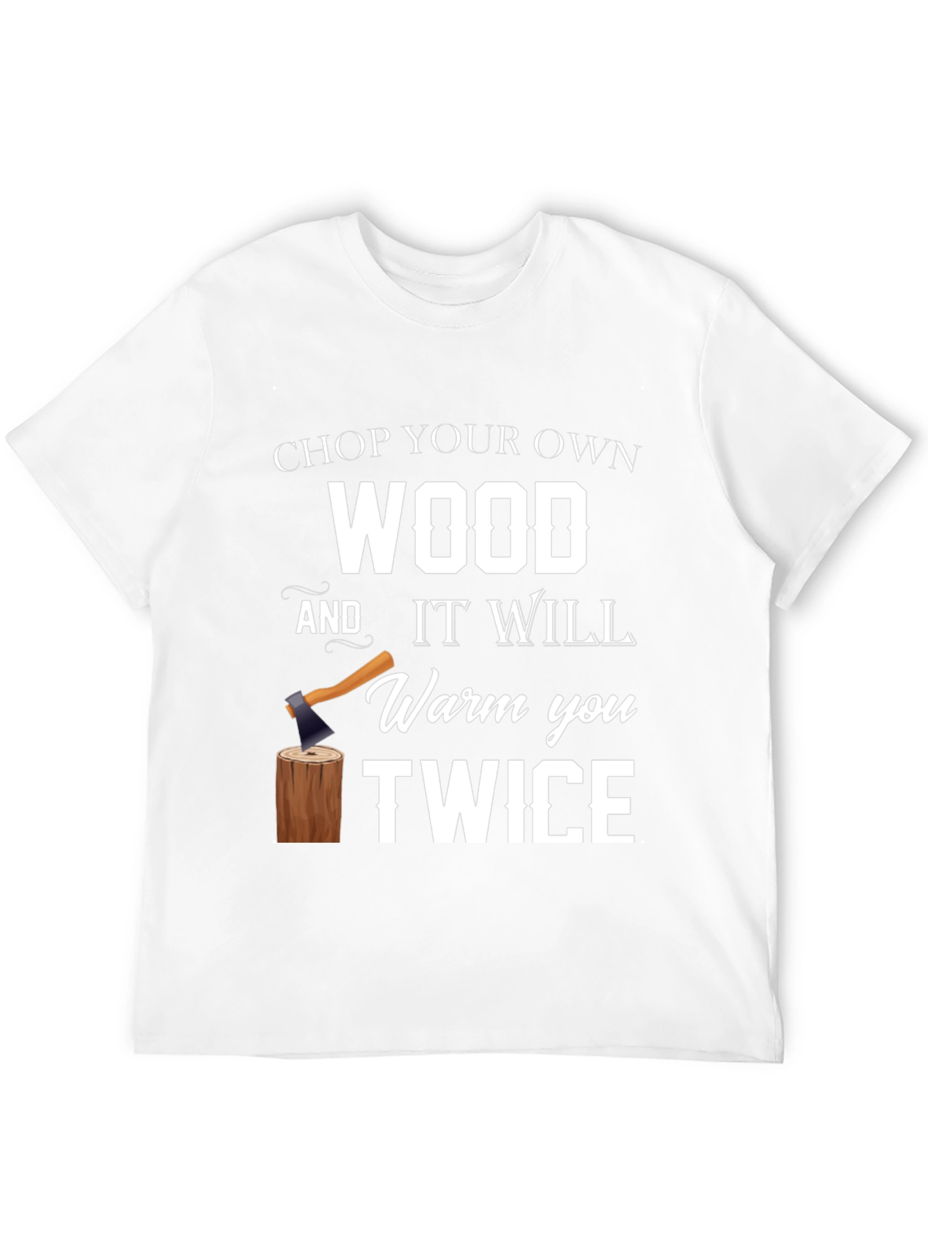 Black Chop Your Own Wood Graphic Tee view 12