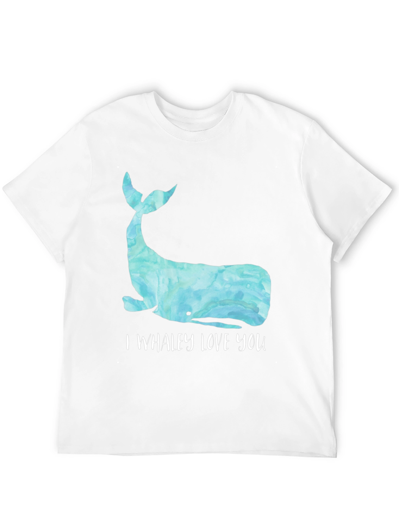 Black Whaley Love You T-Shirt - Cute Whale Graphic Tee view 12