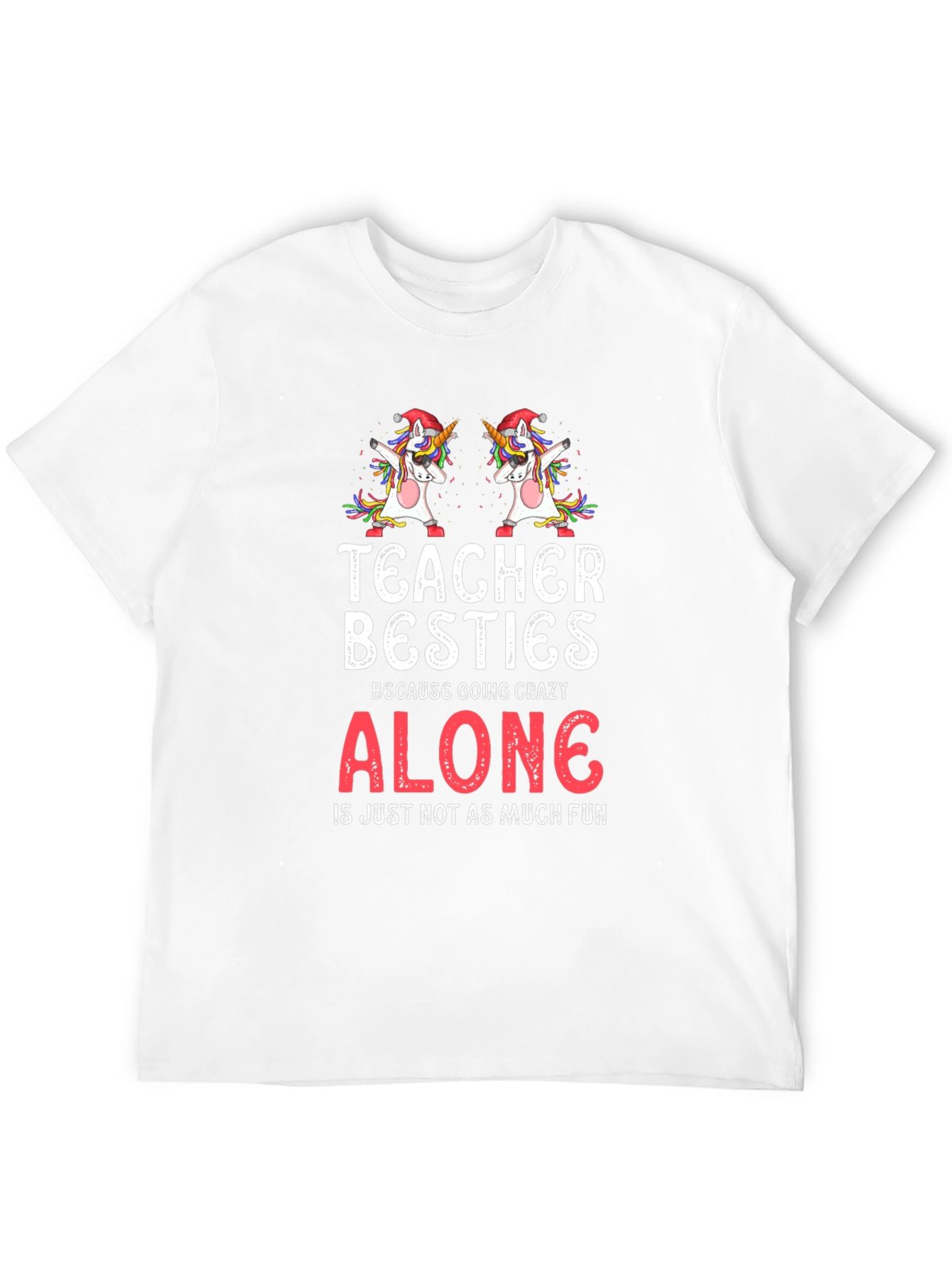 Teacher Besties Unicorn Graphic Tee - 12