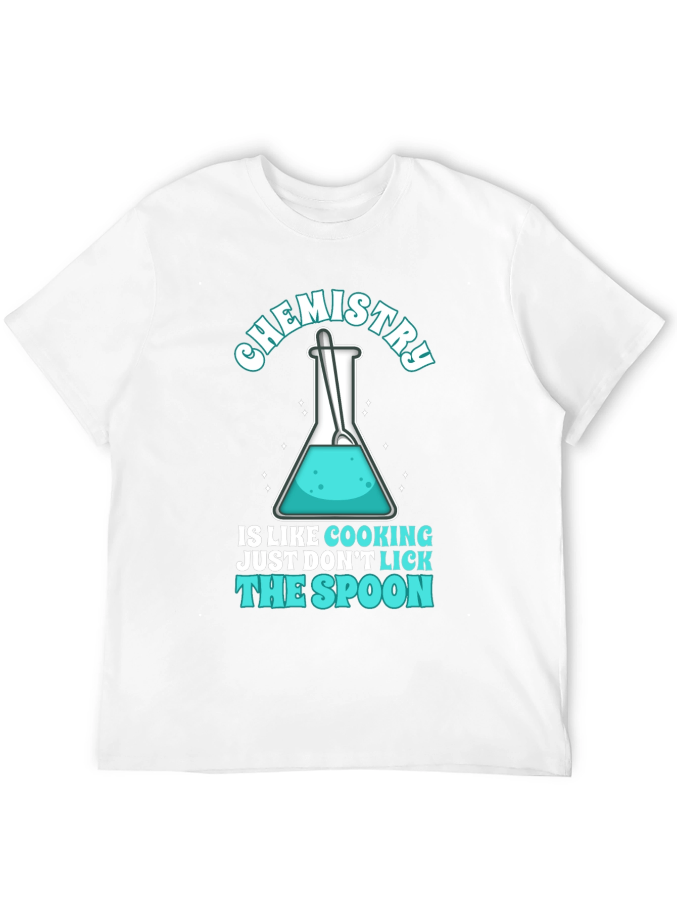 Black Chemistry Cooking T-Shirt - Don't Lick The Spoon view 12