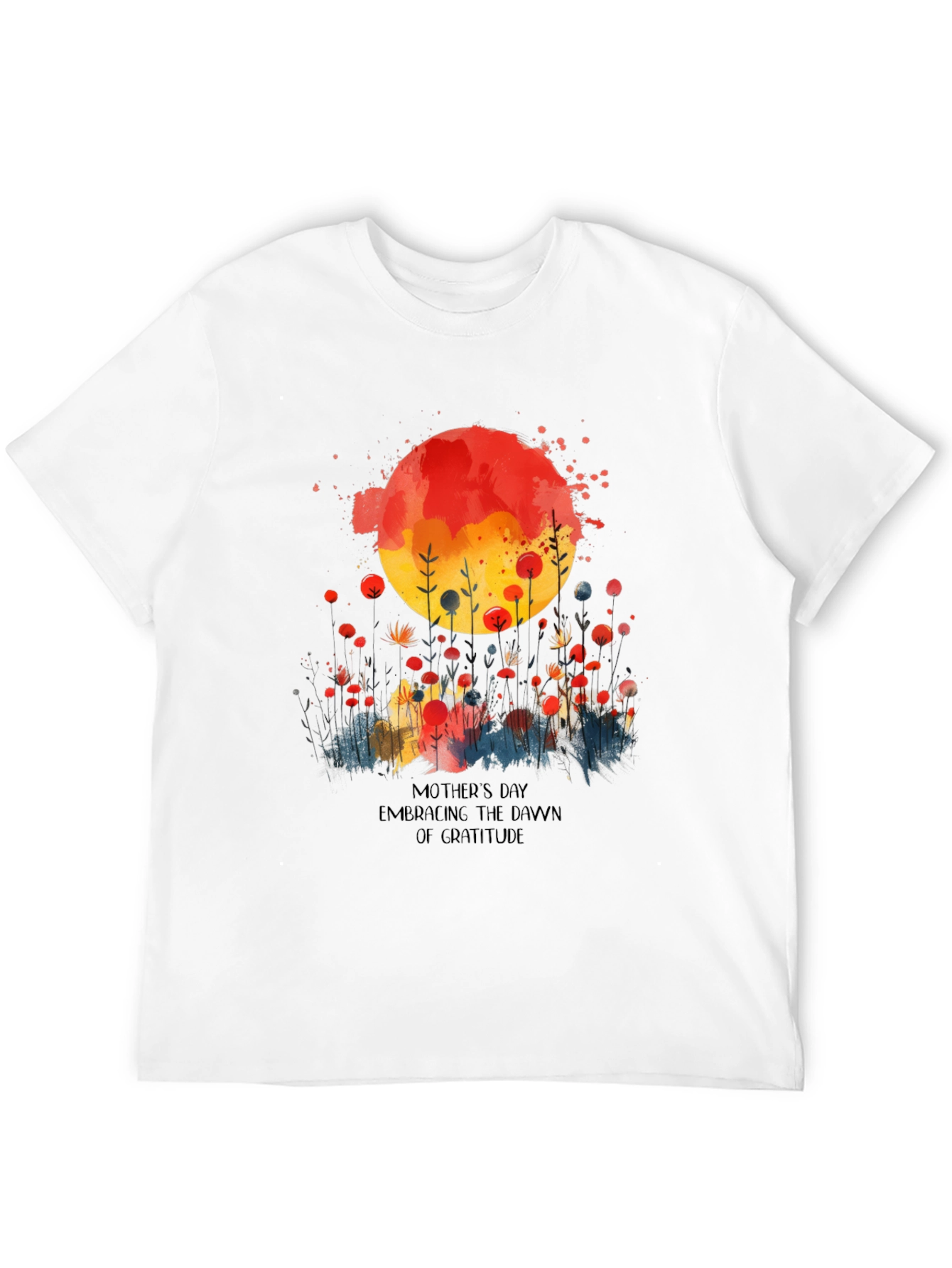 Black Mother's Day Gratitude Graphic Tee view 12