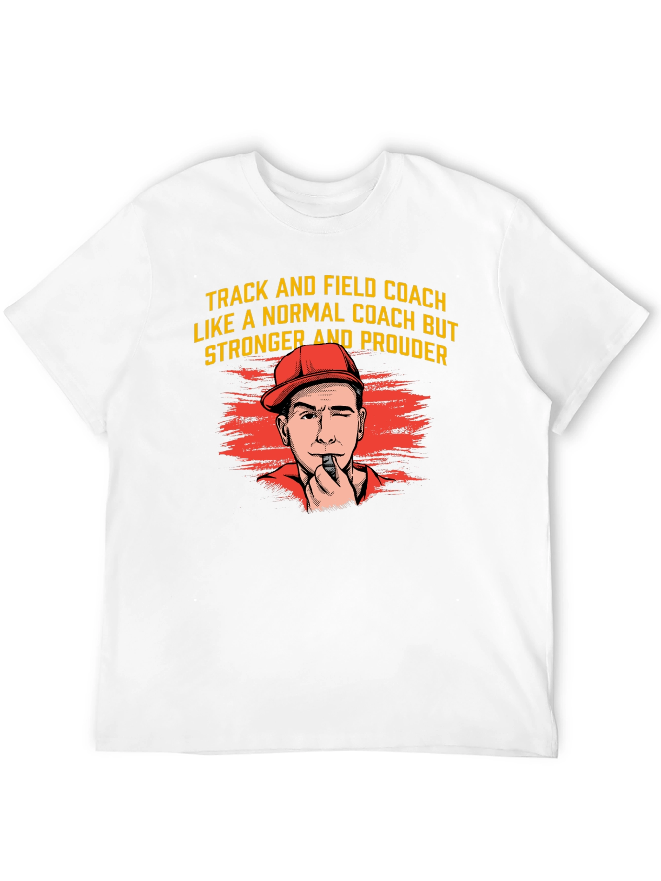 Black Track and Field Coach Graphic T-Shirt view 12
