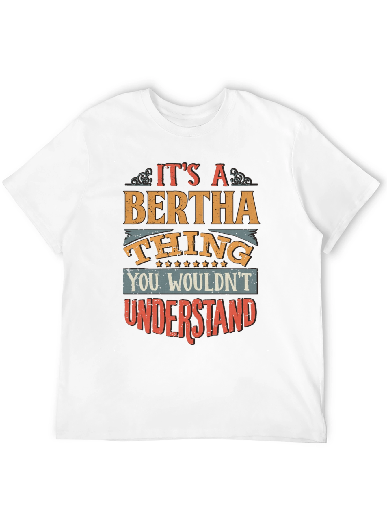 Black Bertha Thing T-Shirt - Unique Personalized Gift view 12