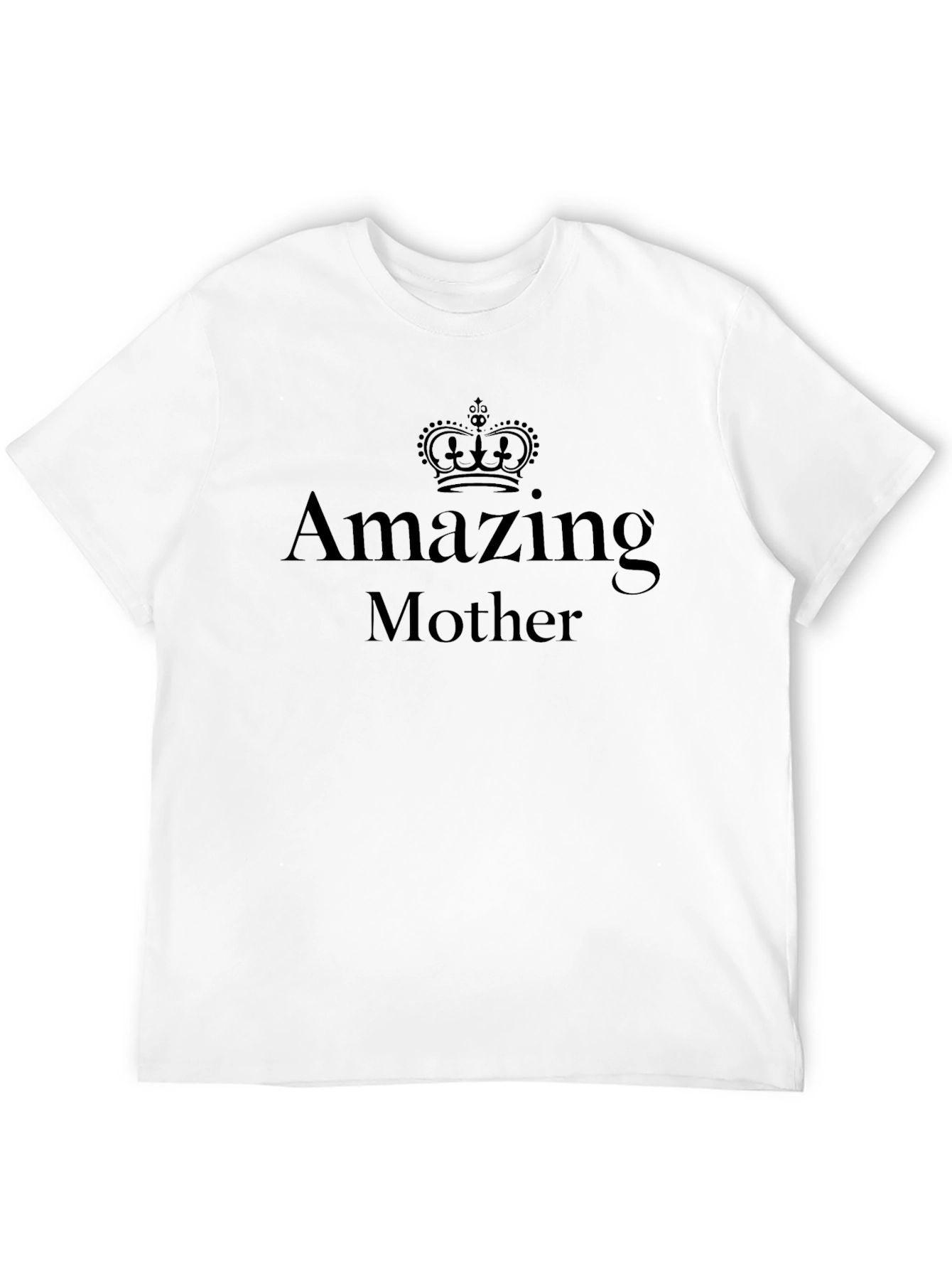 Black Amazing Mother T-Shirt - Black view 12