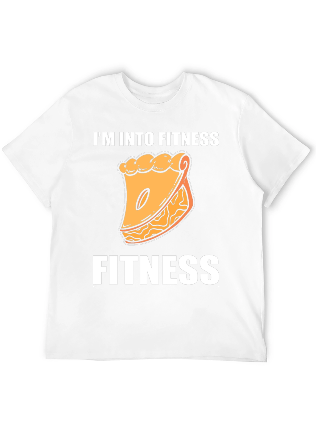 Black Fitness Pie T-Shirt - I'm Into Fitness Funny Tee view 12