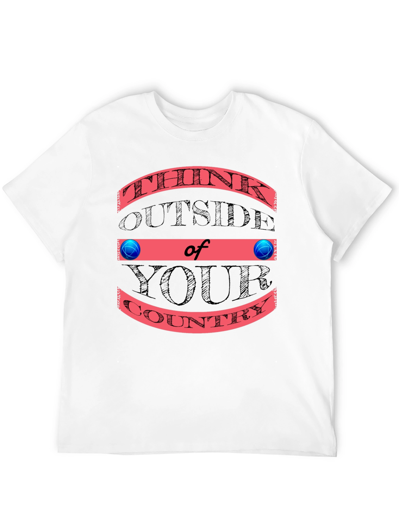 Black Think Outside T-Shirt view 12