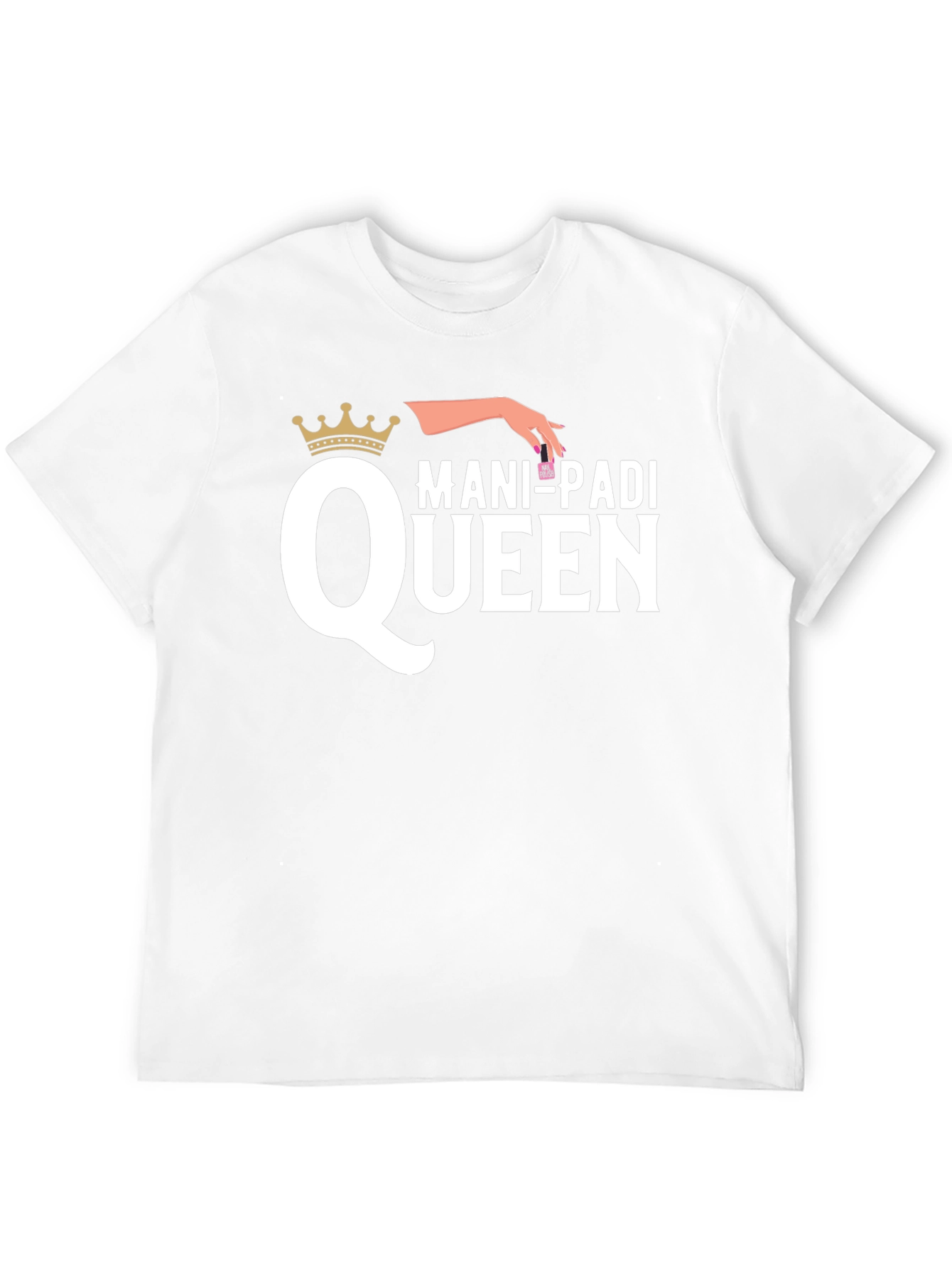 Black Mani-Padi Queen Graphic T-Shirt view 12