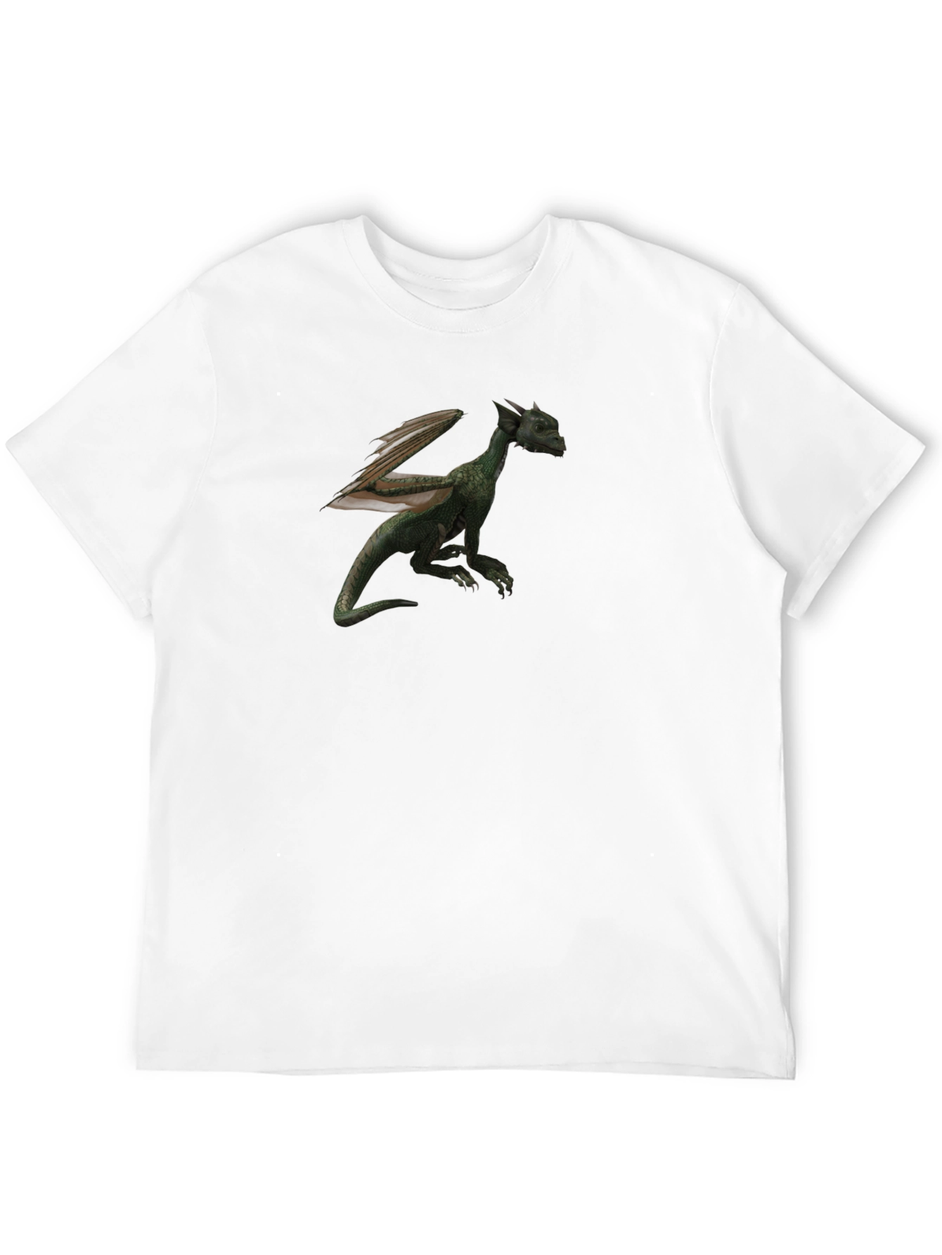 Black Dragon Graphic T-Shirt - Black Cotton Tee view 12