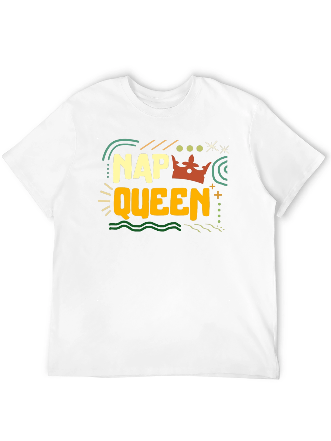 Black Nap Queen Graphic T-Shirt - Unisex view 12