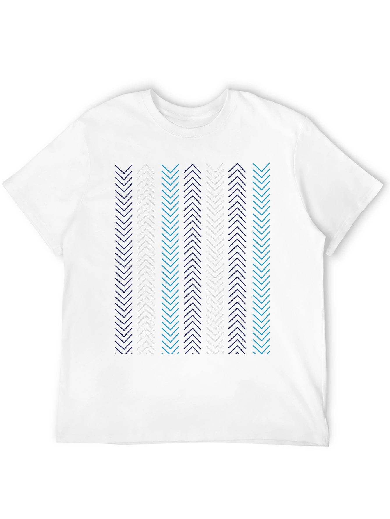 Black Arrow Stripe T-Shirt - Stylish Patterned Tee view 12