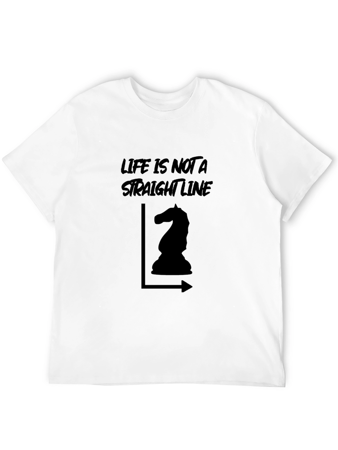 Black Life is not a Straight Line T-Shirt view 12