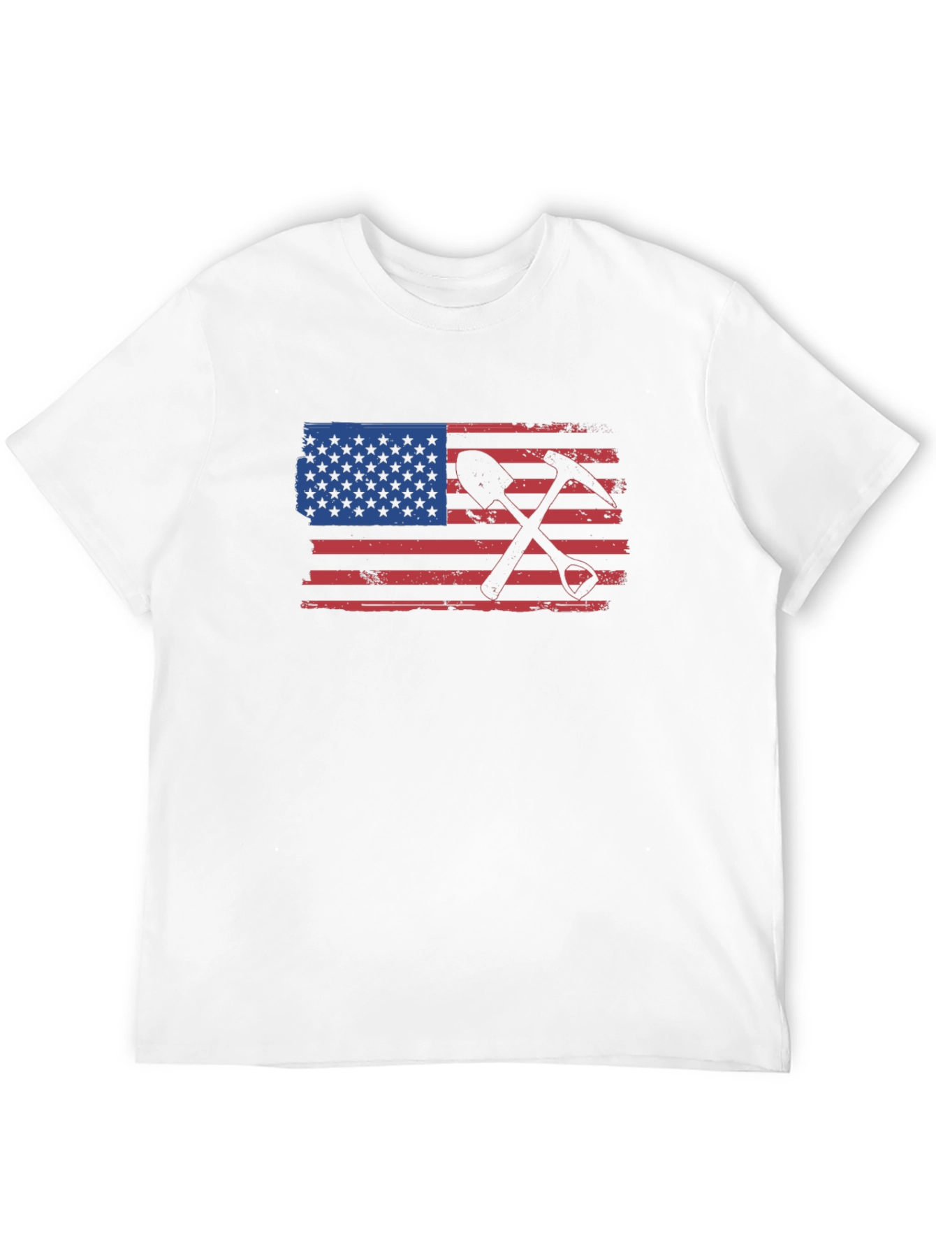 Black American Miner T-Shirt - Black Graphic Tee view 12