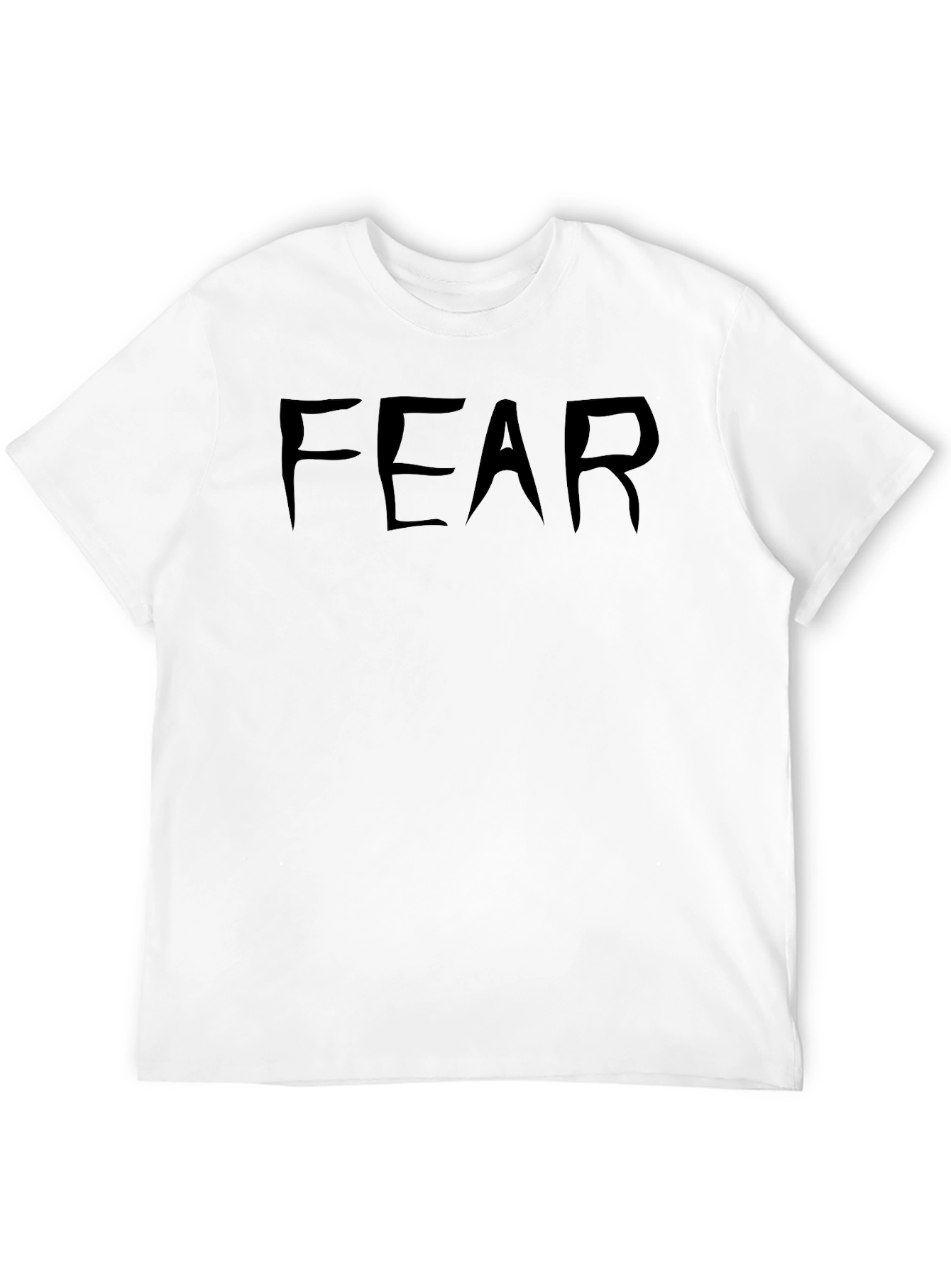 Black FEAR Graphic Tee - Mens Black T-Shirt view 12