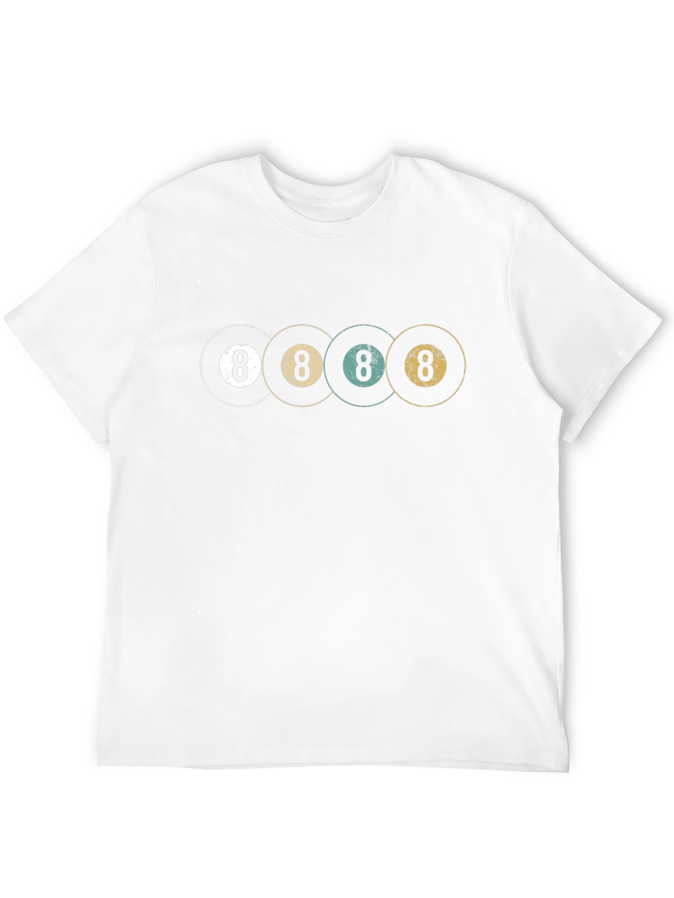 Black Vintage Eight Ball Graphic Tee view 12