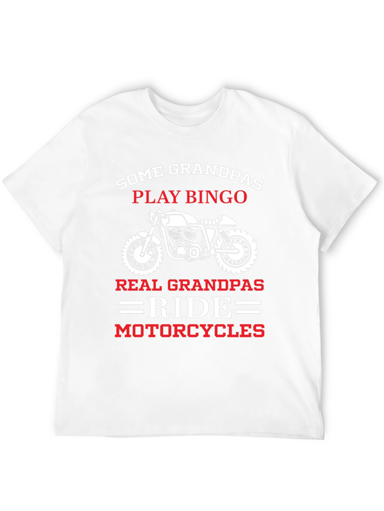 Black Grandpa Motorcycle T-Shirt - Ride in Style! view 12