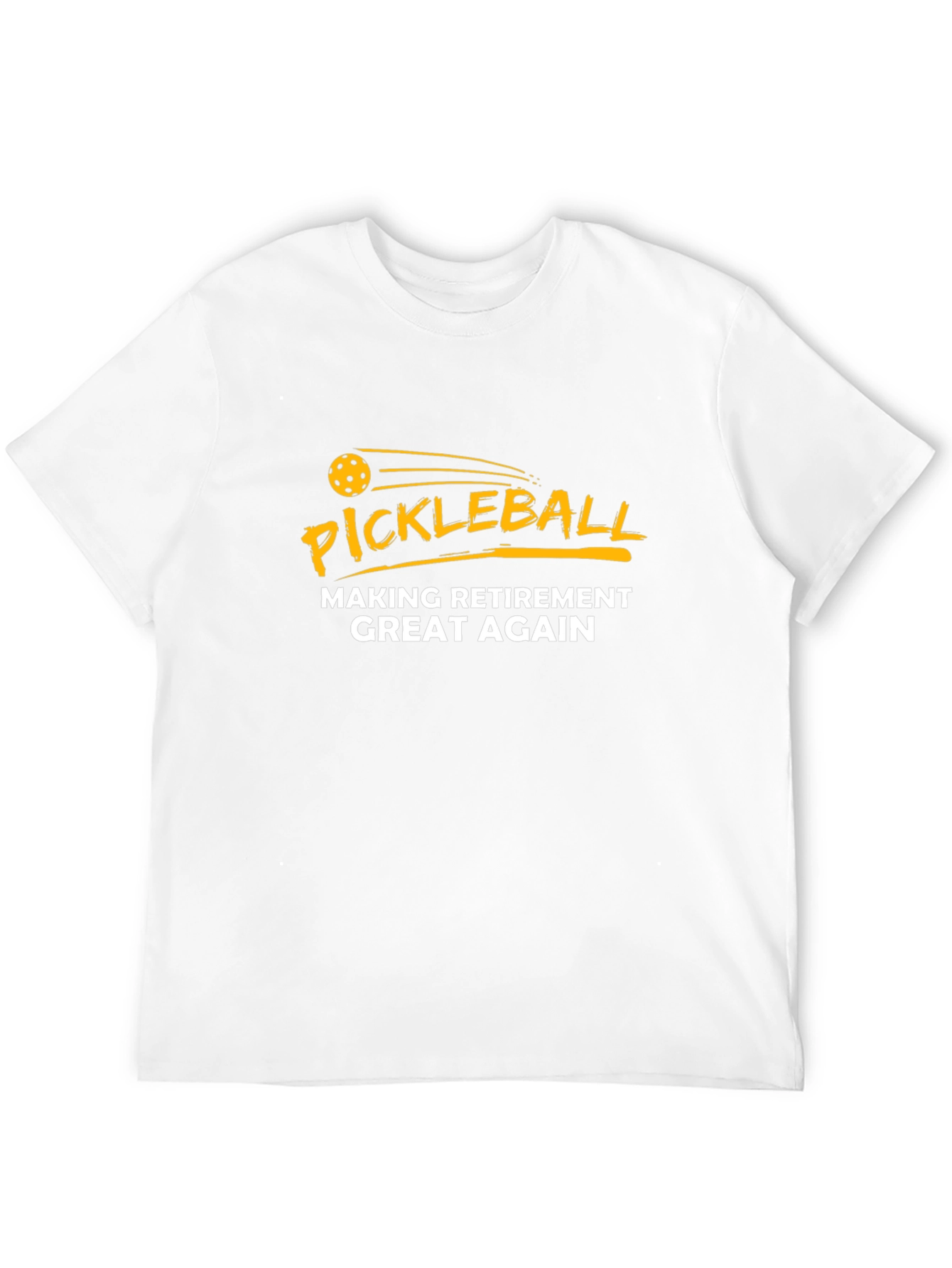 Black Pickleball Retirement T-Shirt - Great Again view 12