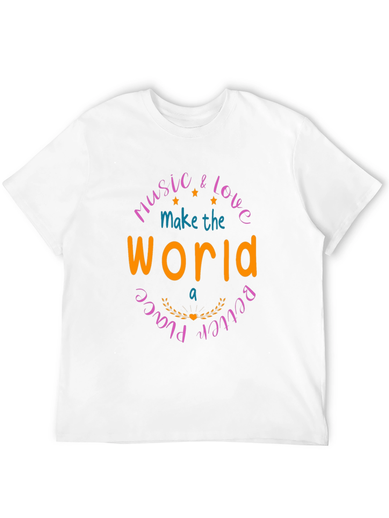 Black Music & Love Makes The World Better Black T-Shirt view 12