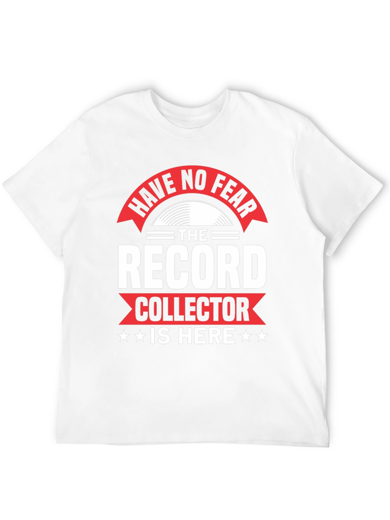 Black Have No Fear Record Collector Graphic T-Shirt view 12