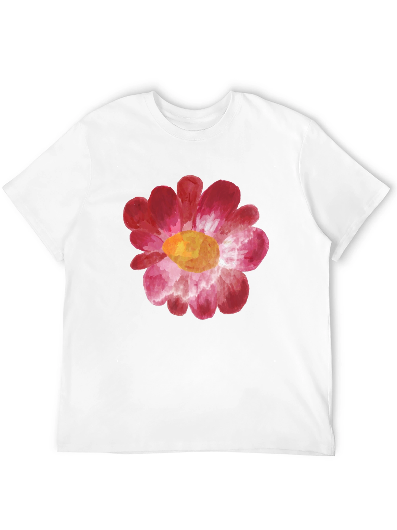 Black Floral Watercolor Graphic Tee - Black view 12