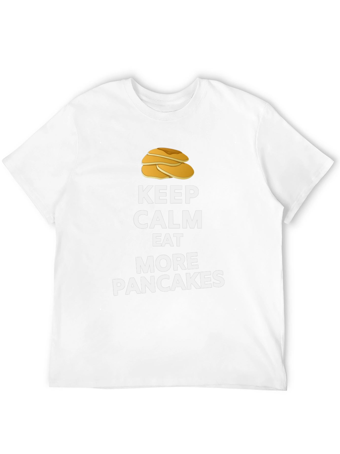 Keep Calm Eat More Pancakes T-Shirt - 12