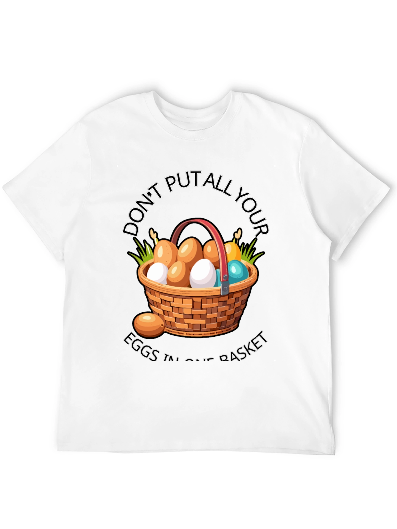 Black Don't Put All Your Eggs T-Shirt view 12
