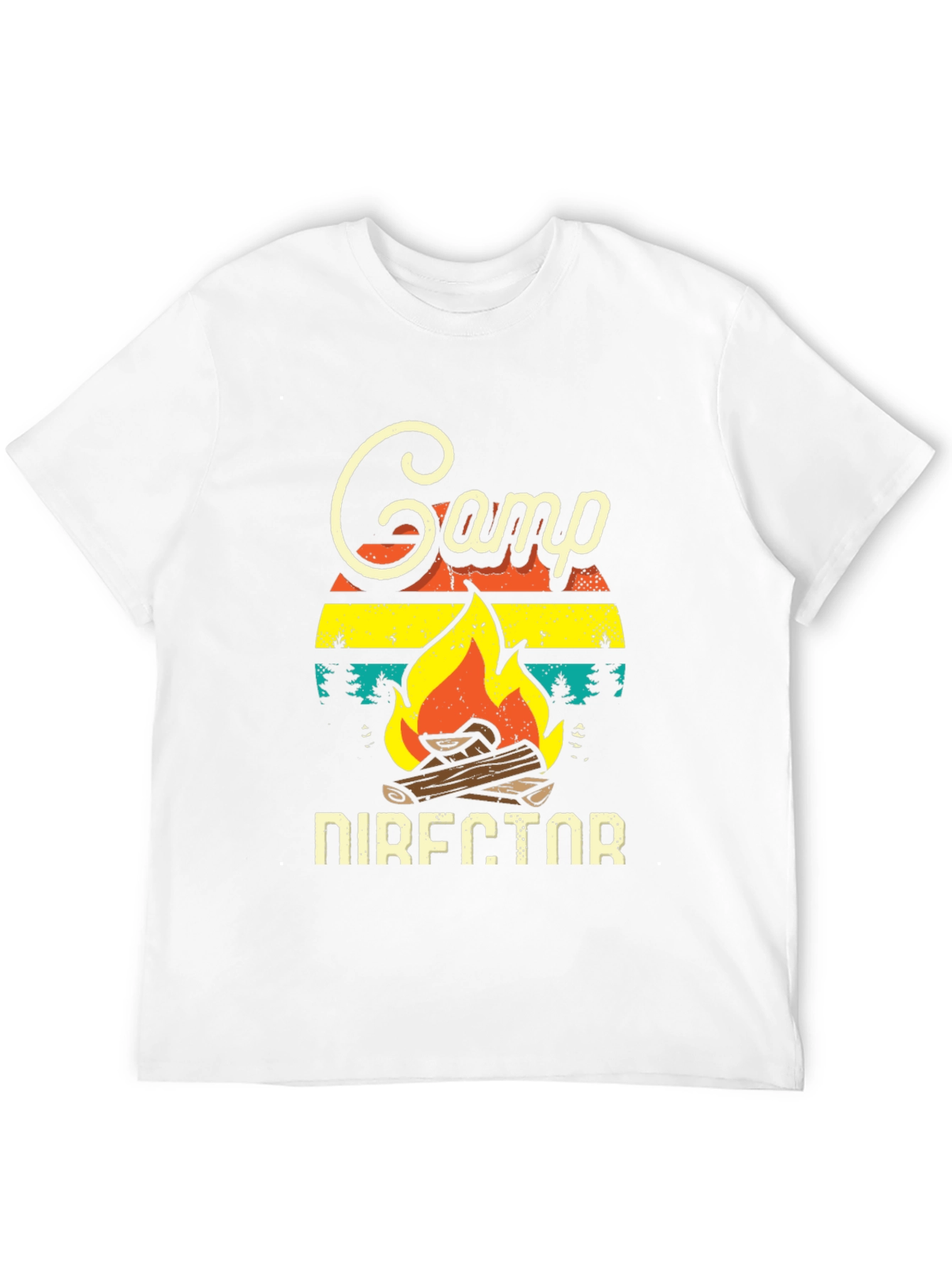 Black Camp Director T-Shirt - Camping Lover Tee view 12