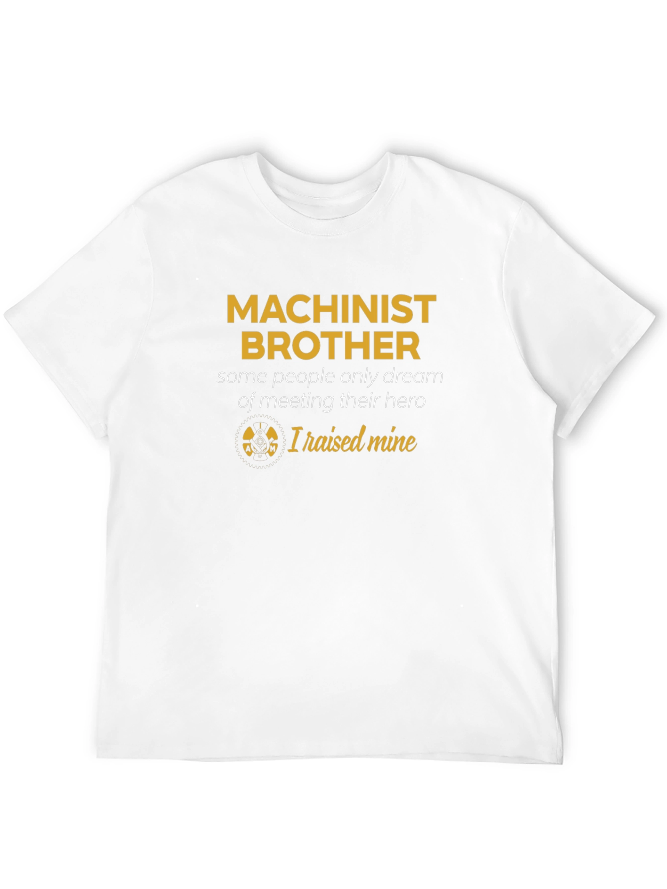 Black Machinist Brother T-Shirt - Raised Mine view 12