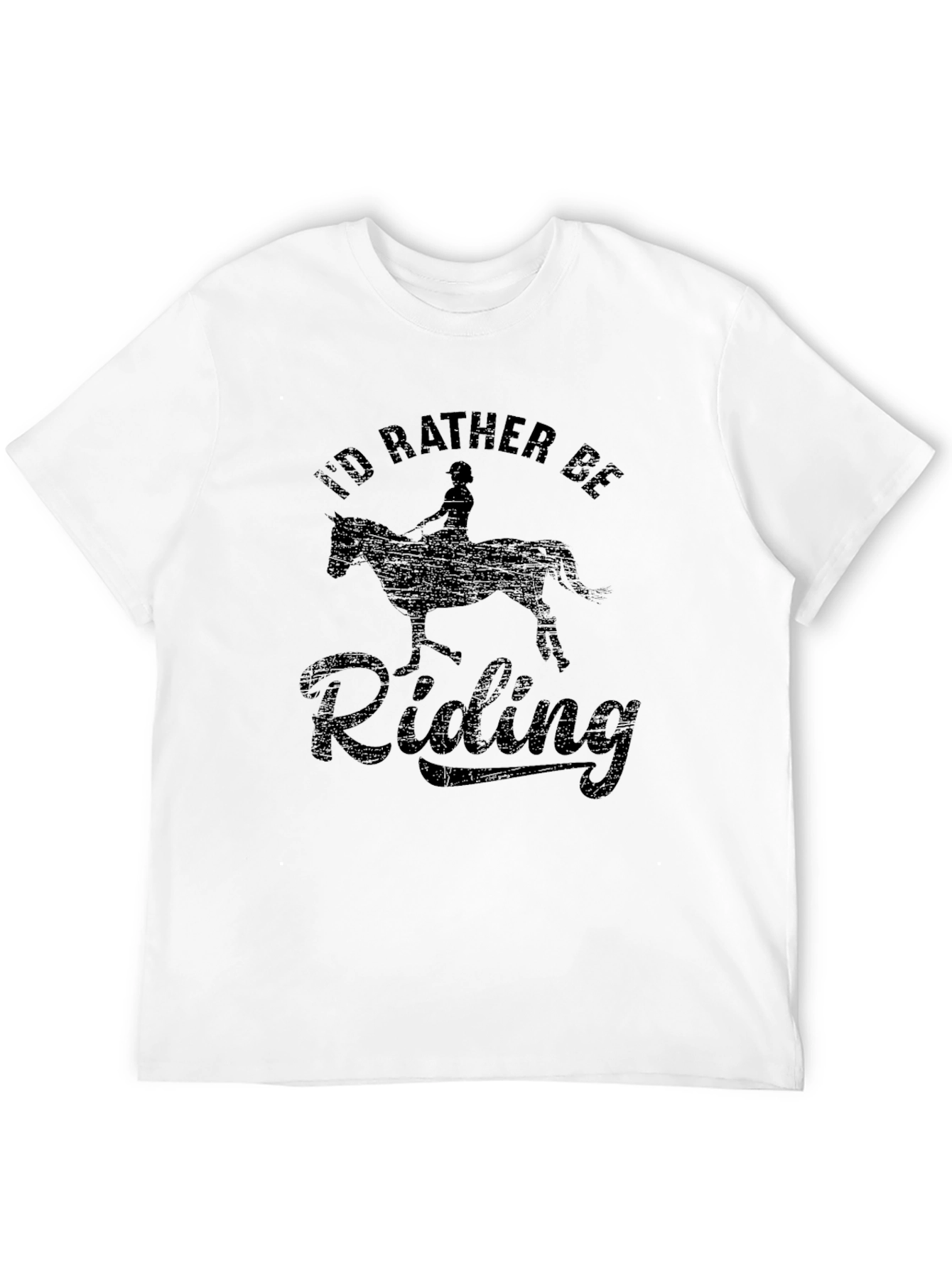 I'd Rather Be Riding T-Shirt Horseback Riding - 12