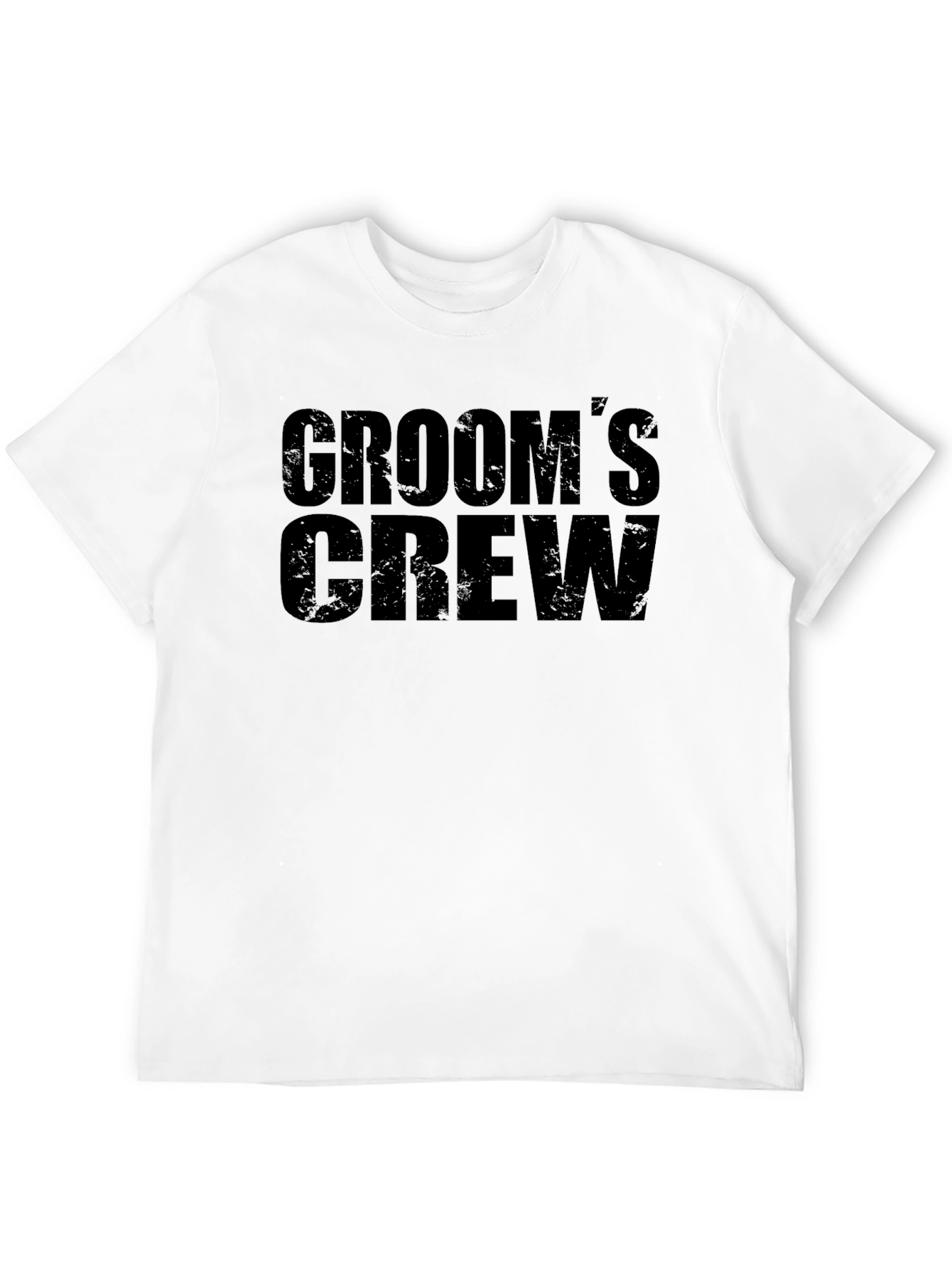 Groom's Crew Black T-Shirt - 12