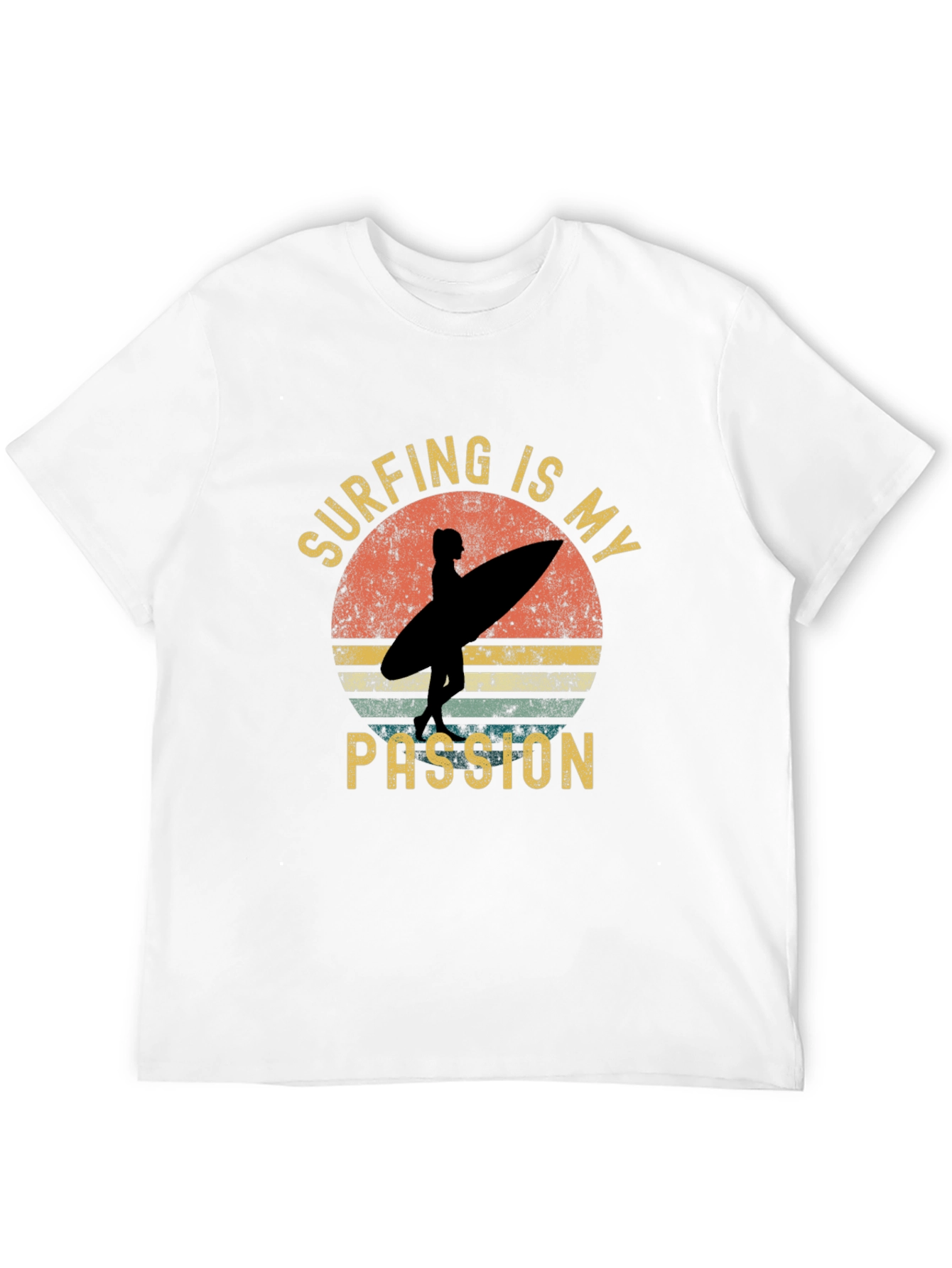 Black Surfing is My Passion Graphic Tee view 12