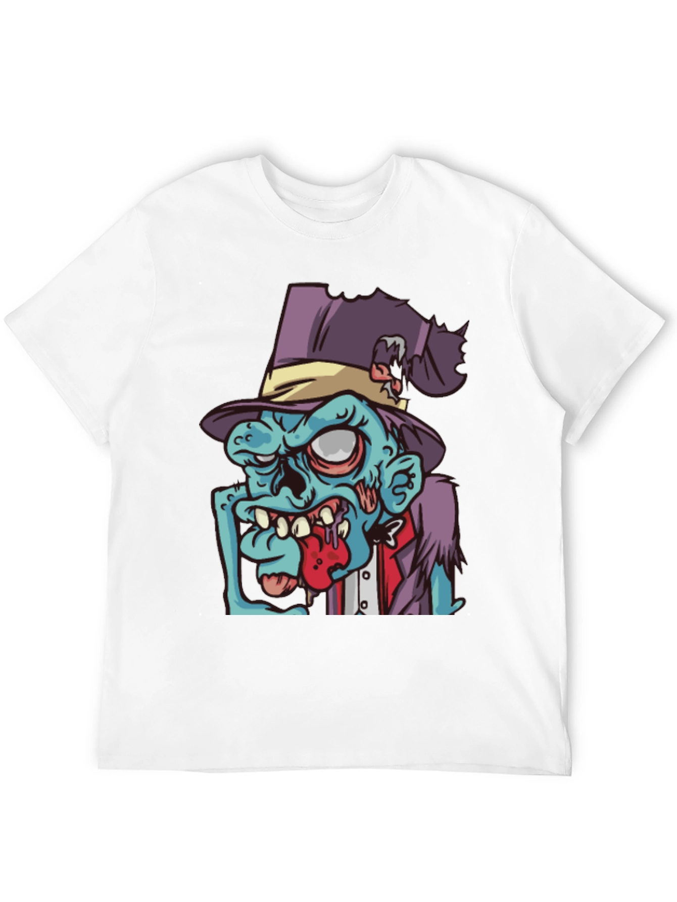 Black Zombie Graphic Tee - Spooky Style view 12