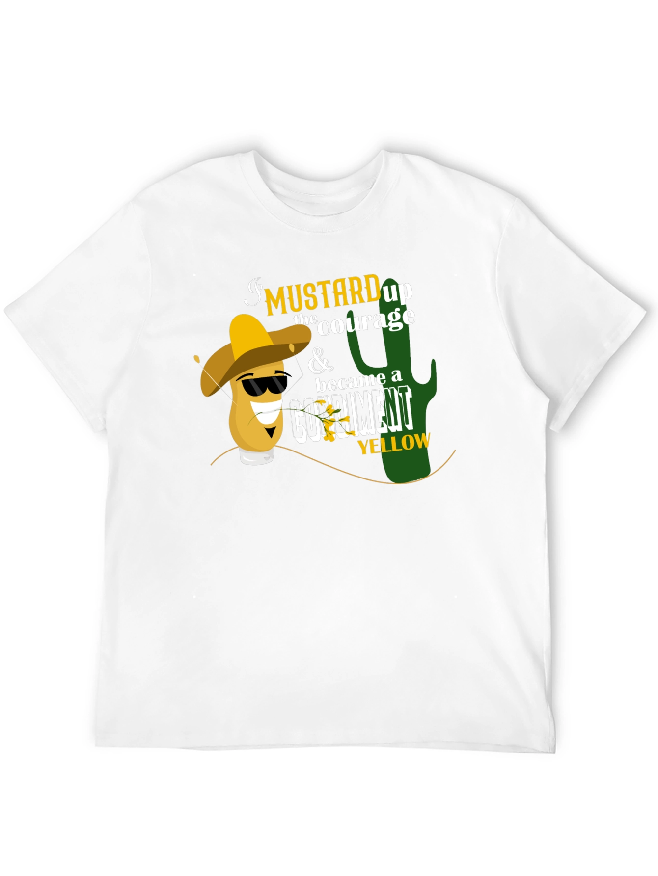 Black Mustard Courage Black T-Shirt view 12