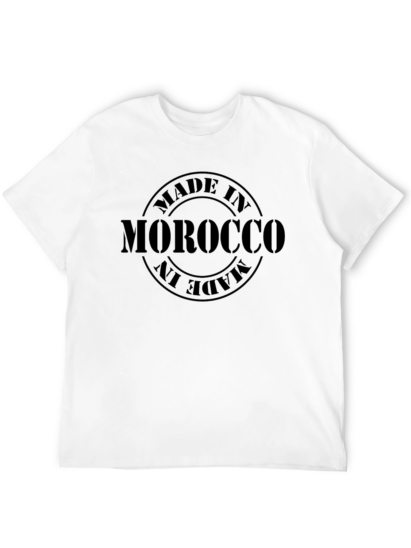Black Made in Morocco Black T-Shirt view 12