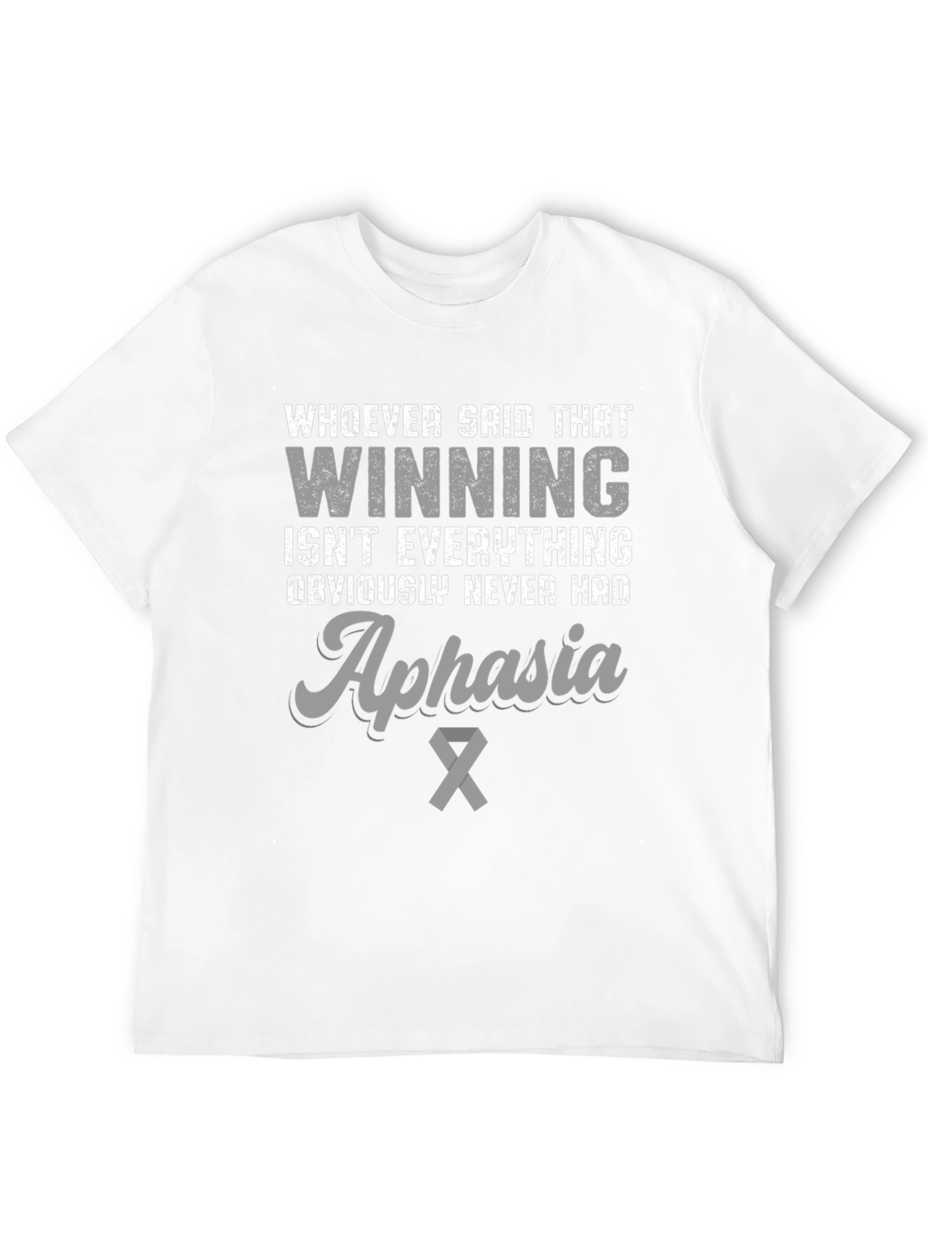 Black Aphasia Awareness Graphic T-Shirt view 12