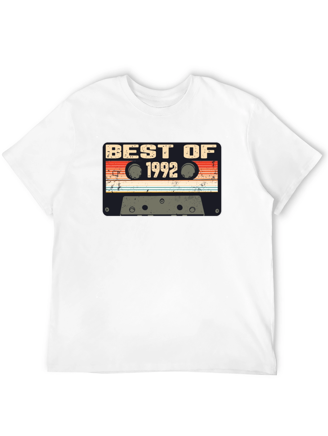 Black Best of 1992 Cassette Tape Graphic T-Shirt view 12