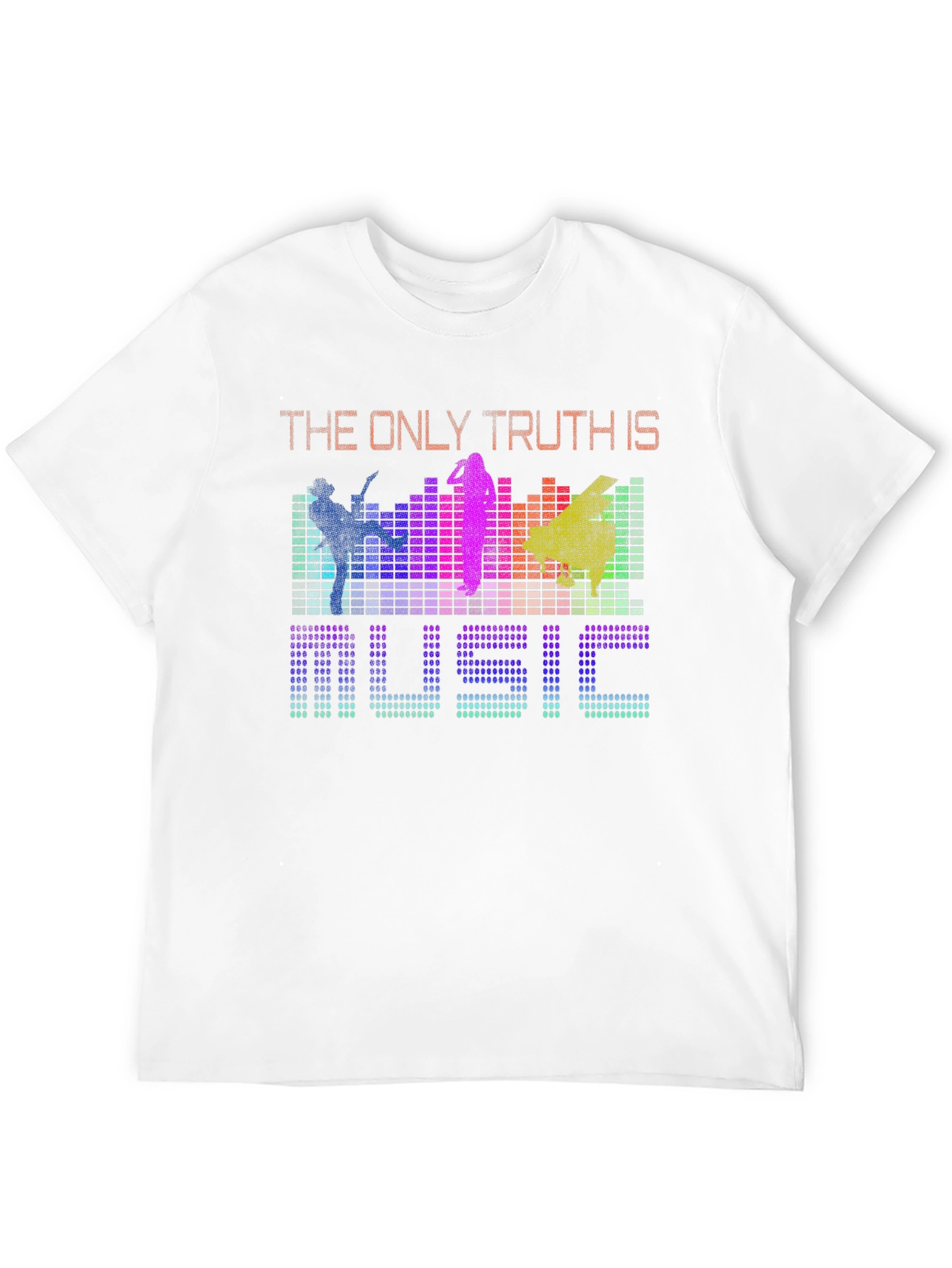 Black Music is the Only Truth Graphic Tee - Colorful view 12