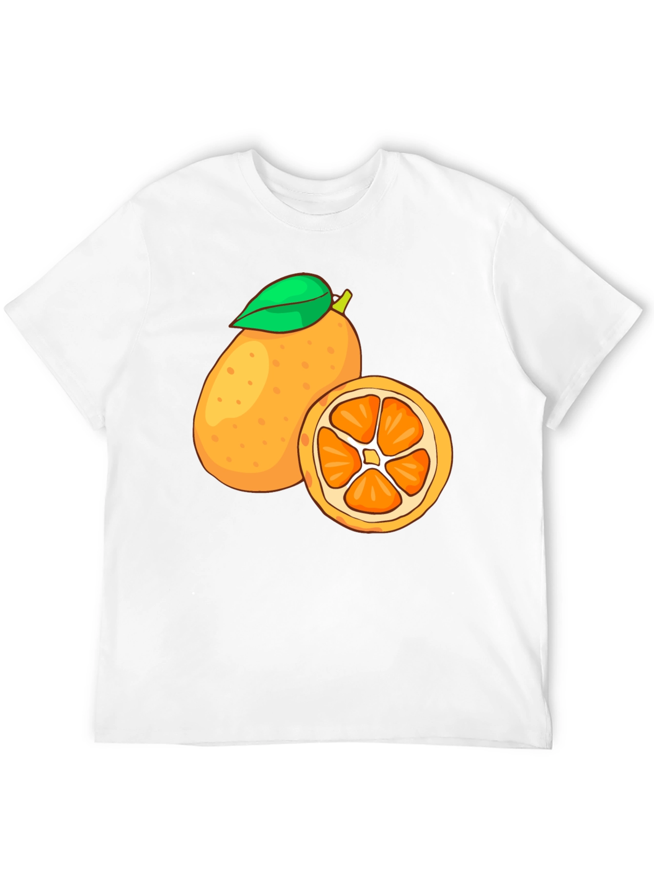 Black Orange Graphic T-Shirt - Fresh & Fun! view 12