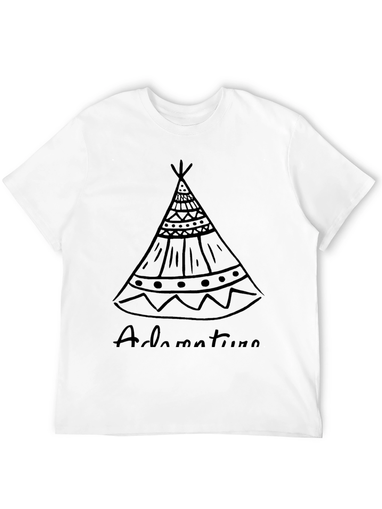 Adventure Tee: Tribal Tipi Graphic T-Shirt - 12