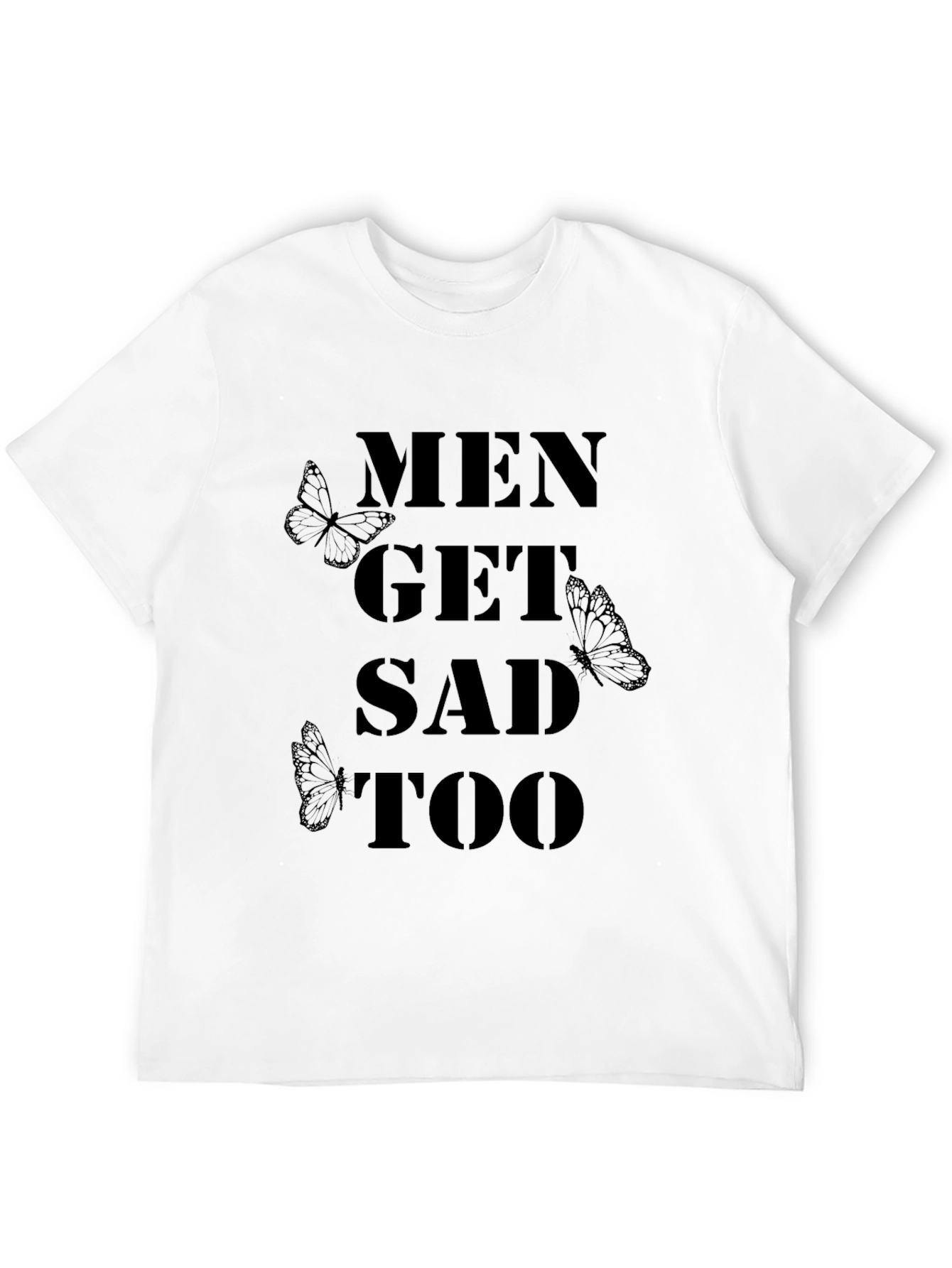 Black Men Get Sad Too T-Shirt view 12