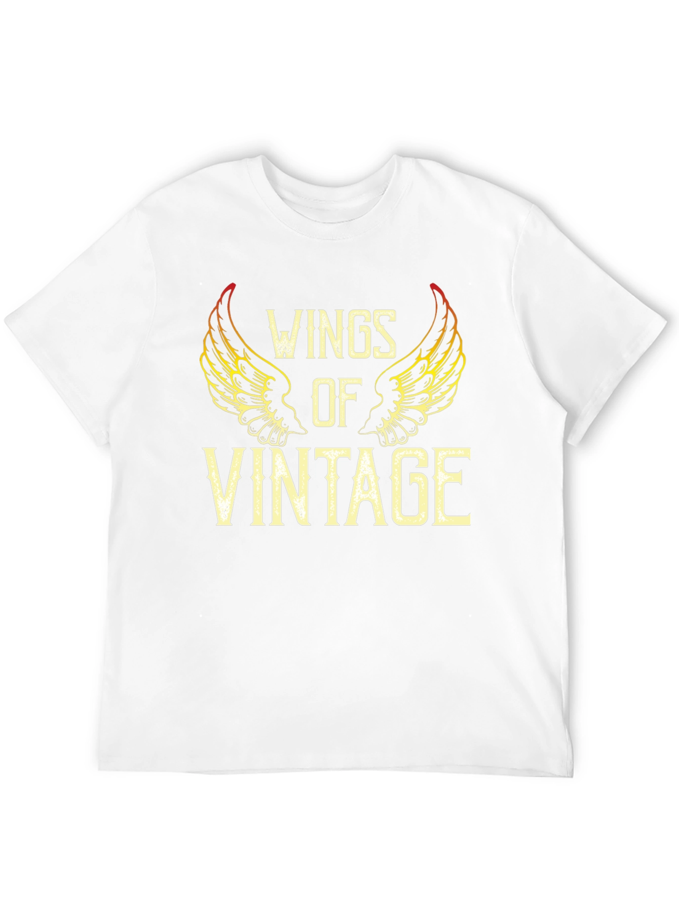 Black Wings of Vintage Graphic T-Shirt - Black view 12