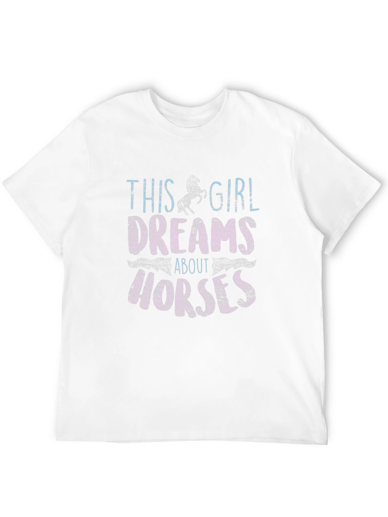 Black This Girl Dreams About Horses Black T-Shirt view 12