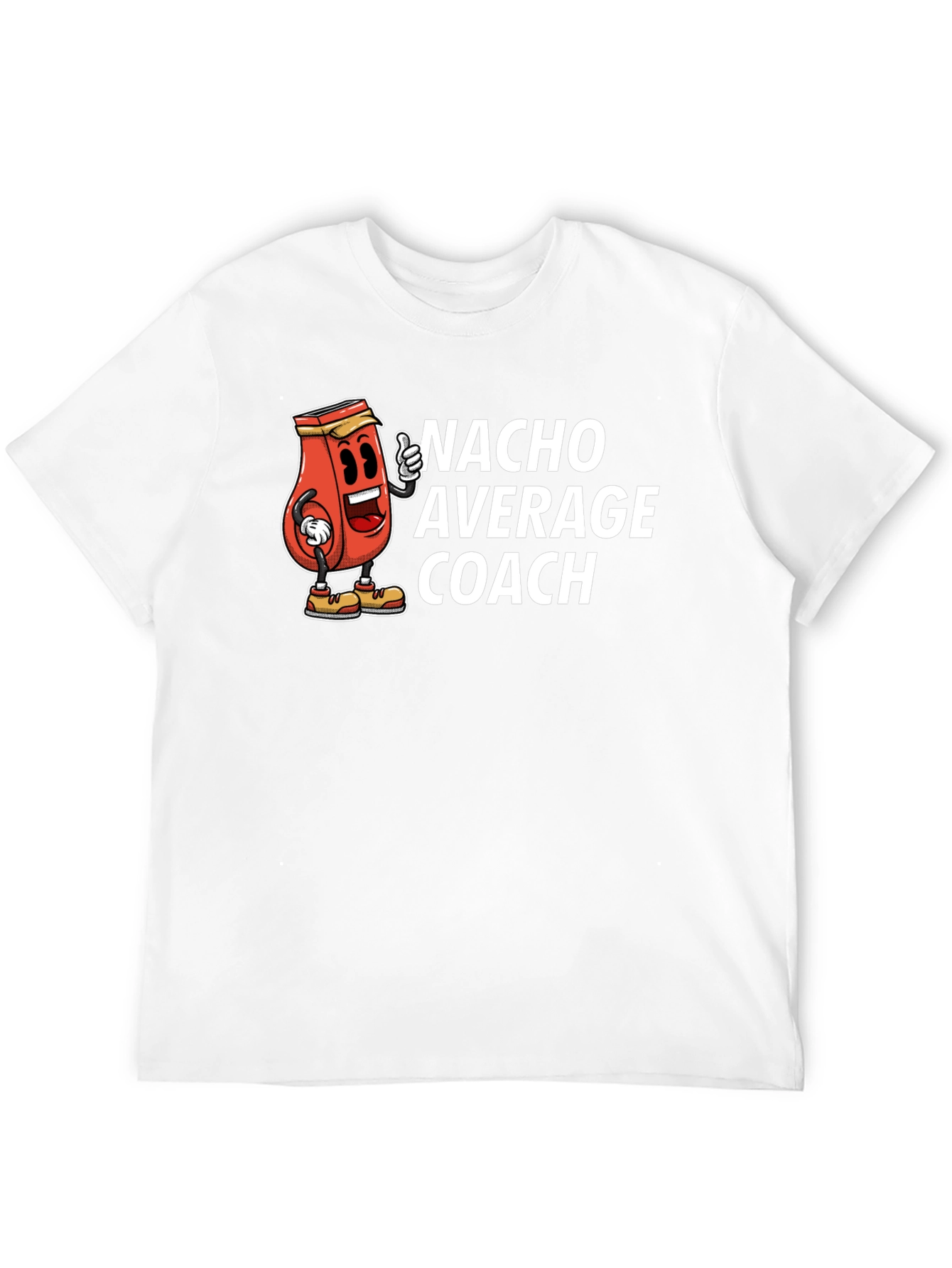 Black Nacho Average Coach Funny T-Shirt view 12