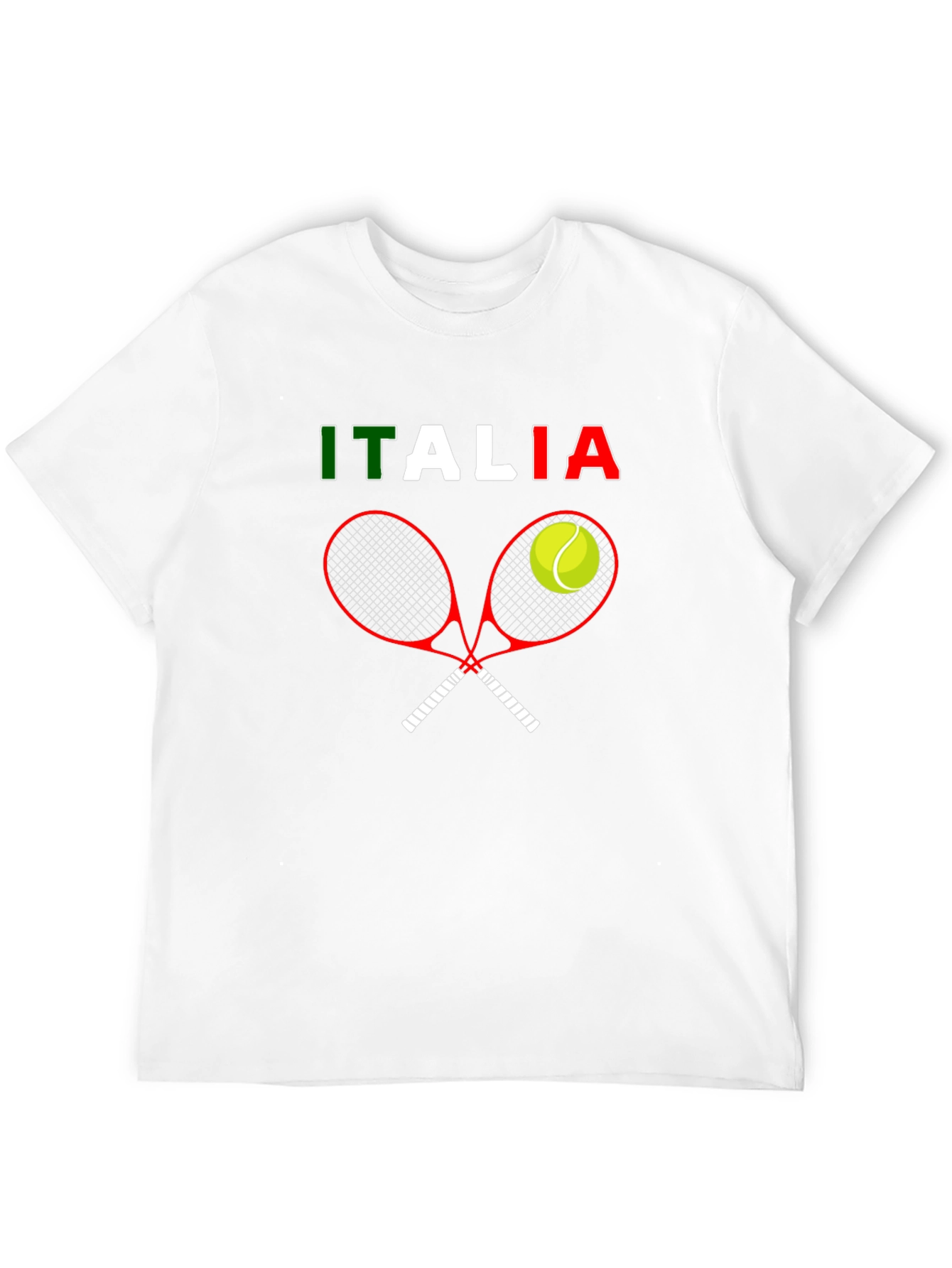 Italia Tennis T-Shirt - Fun Graphic Tee - 12